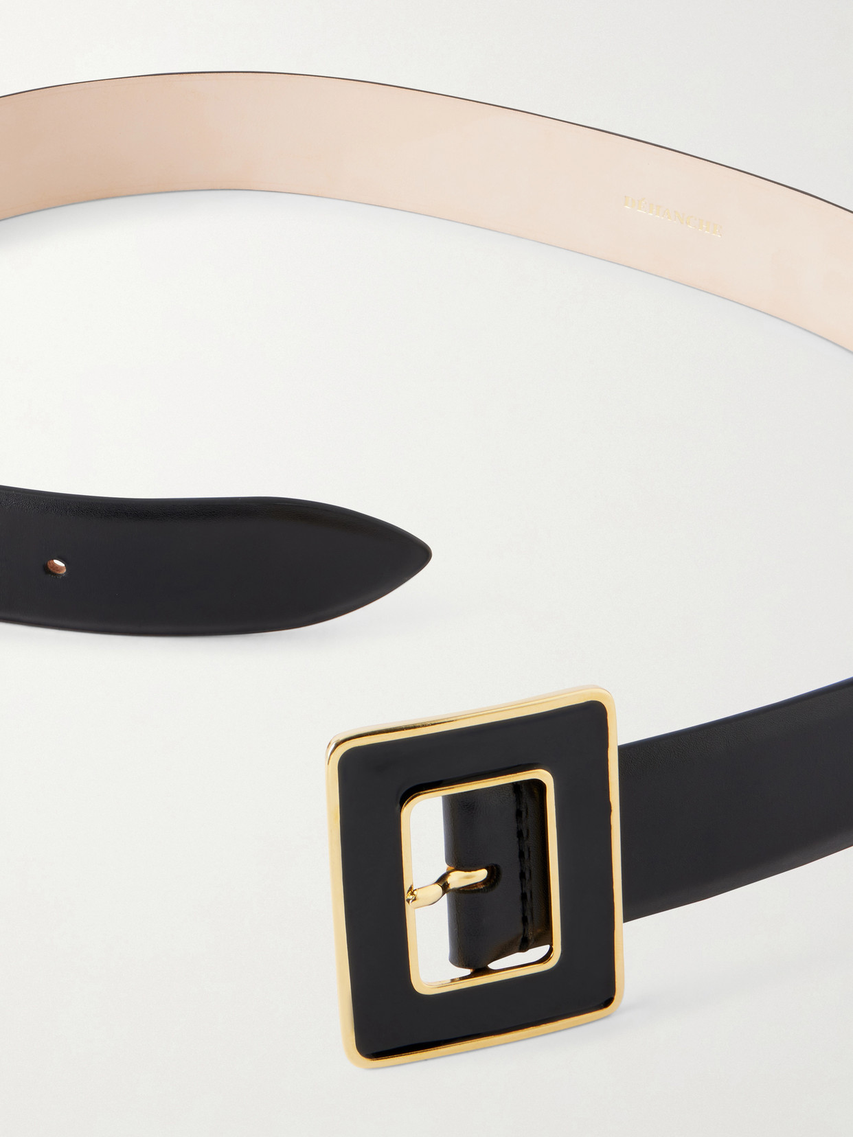 Dehanche Clio Leather Belt In Black