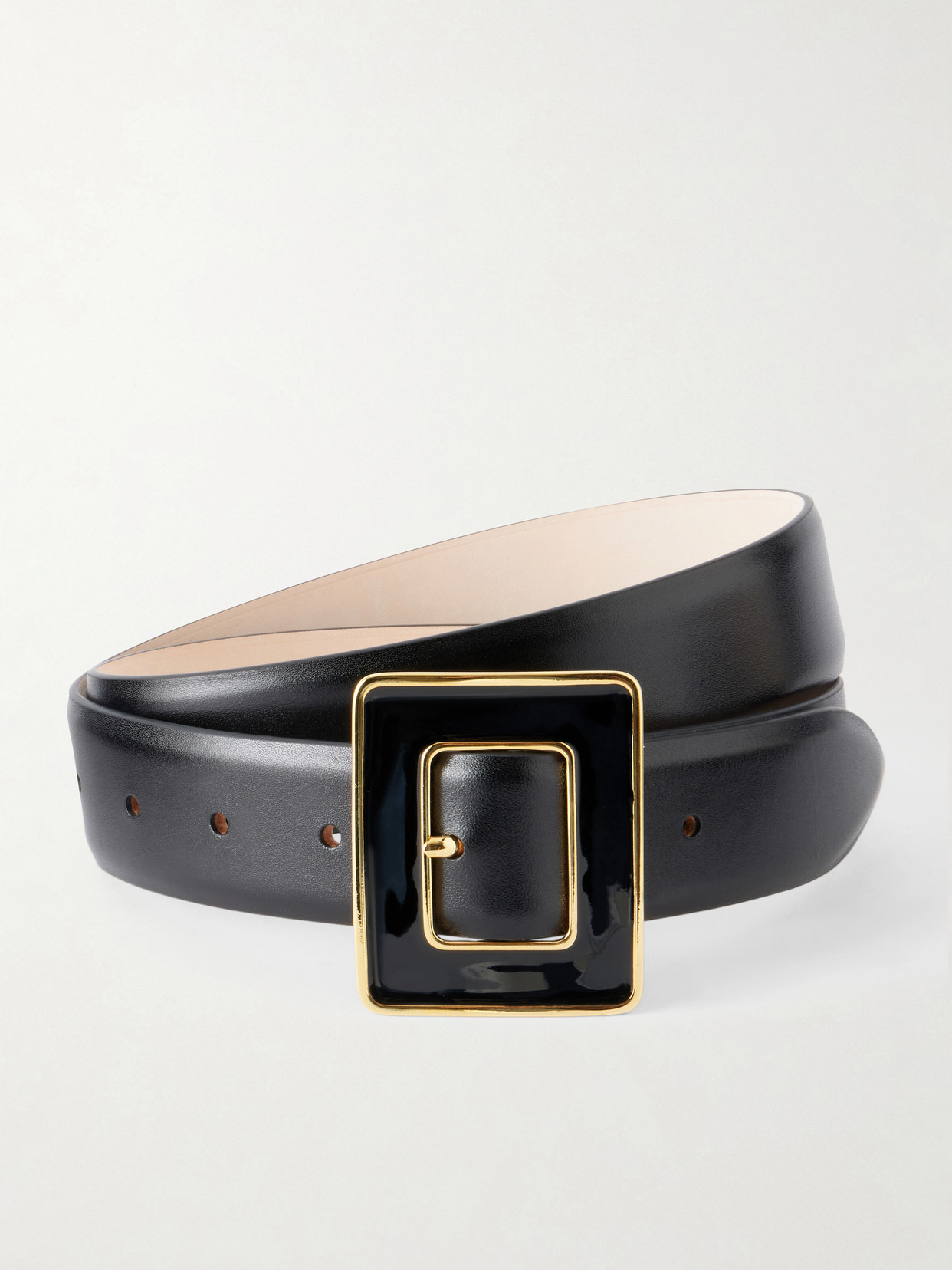 Dehanche Clio Leather Belt In Black