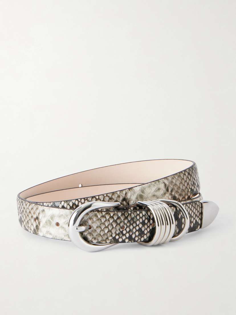 Déhanche Hollyhock Snake-effect Leather Belt | Thumbnail 4 Déhanche Hollyhock Snake-effect Leather Belt | Thumbnail 4