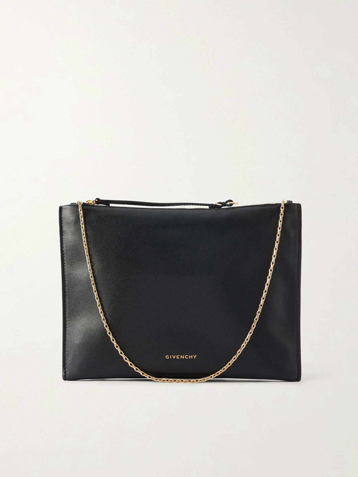 Voyou leather clutch