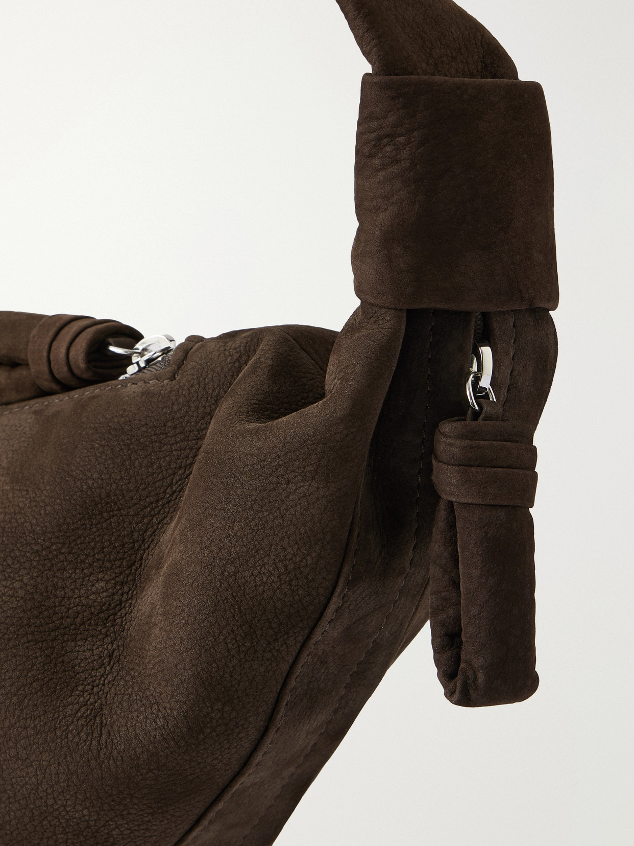 Large Croissant Paneled Shoulder Bag