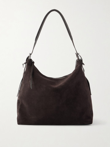 Lemaire Belted suede shoulder bag