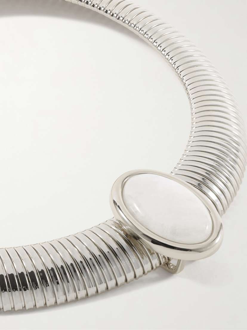 Julietta Opyum Rhodium-plated Moonstone Necklace | Thumbnail 4 Julietta Opyum Rhodium-plated Moonstone Necklace | Thumbnail 4