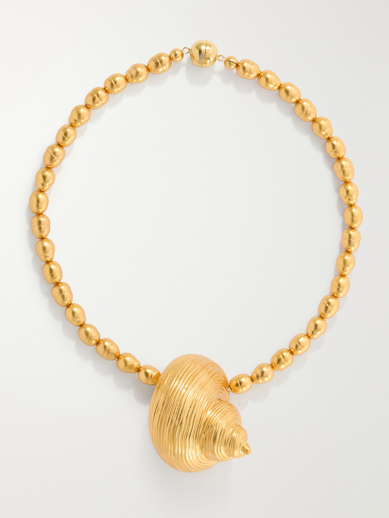 Julietta Mykonos Gold-plated Beaded Necklace
