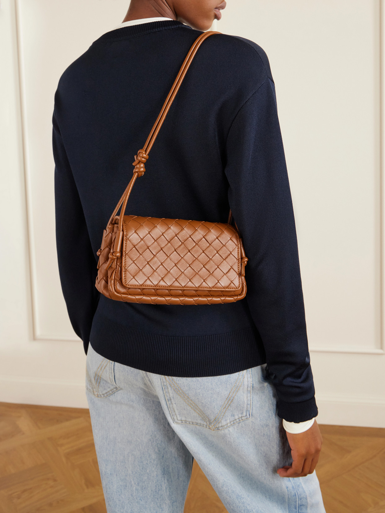 Notturno Intrecciato Shoulder Bag