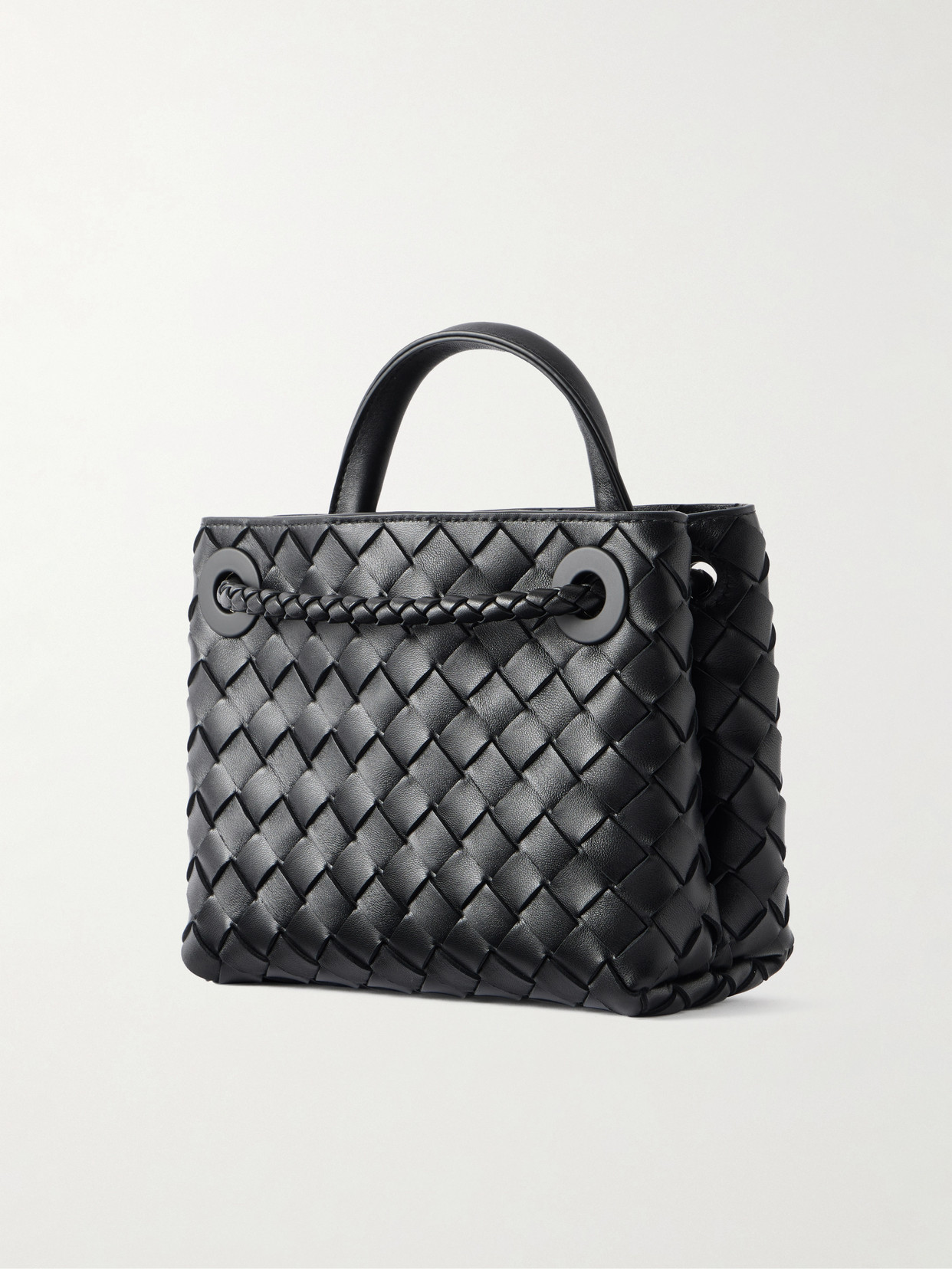 Mini Andiamo Intrecciato Leather Tote