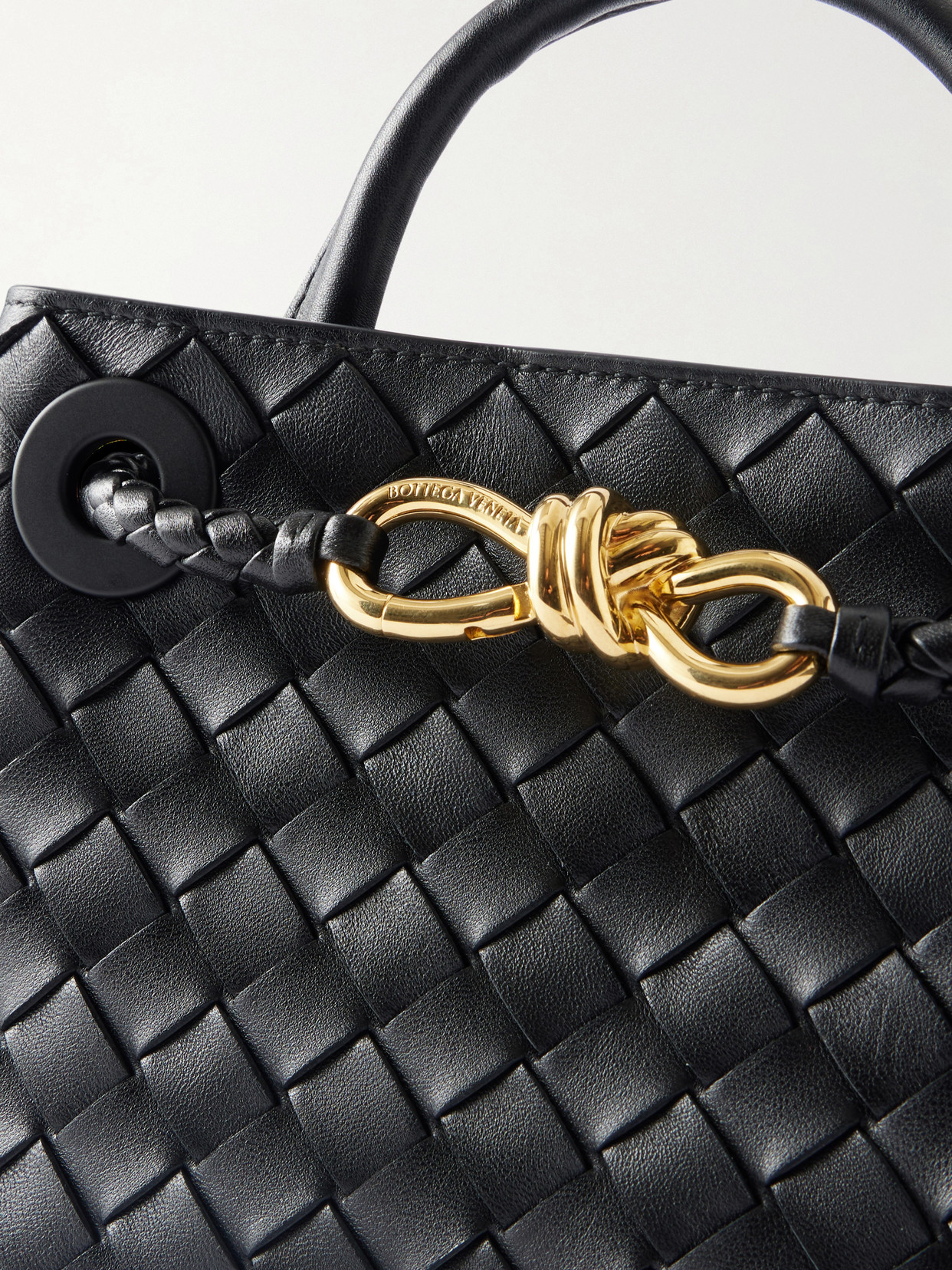 Mini Andiamo Intrecciato Leather Tote