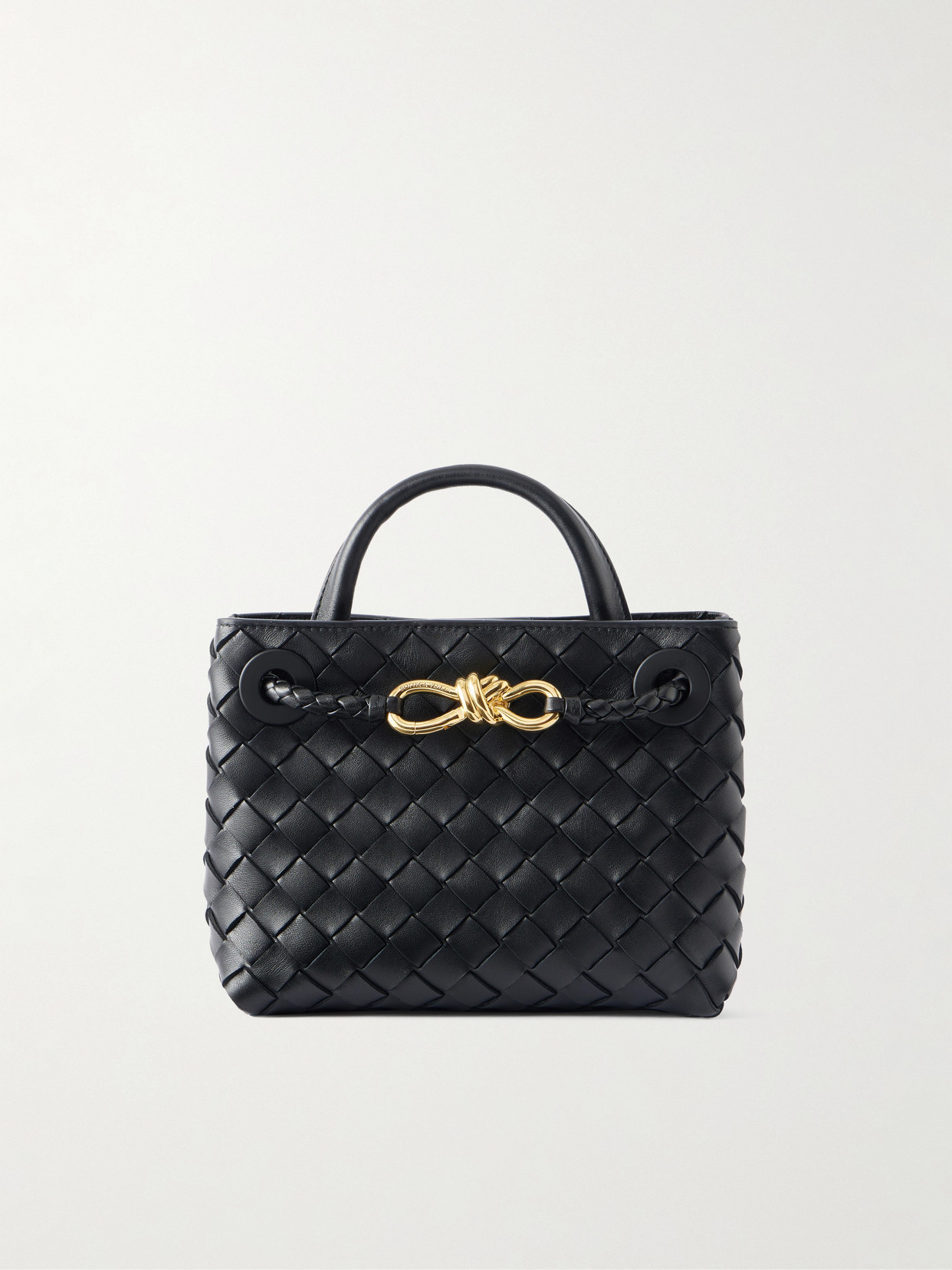 Mini Andiamo Intrecciato Leather Tote
