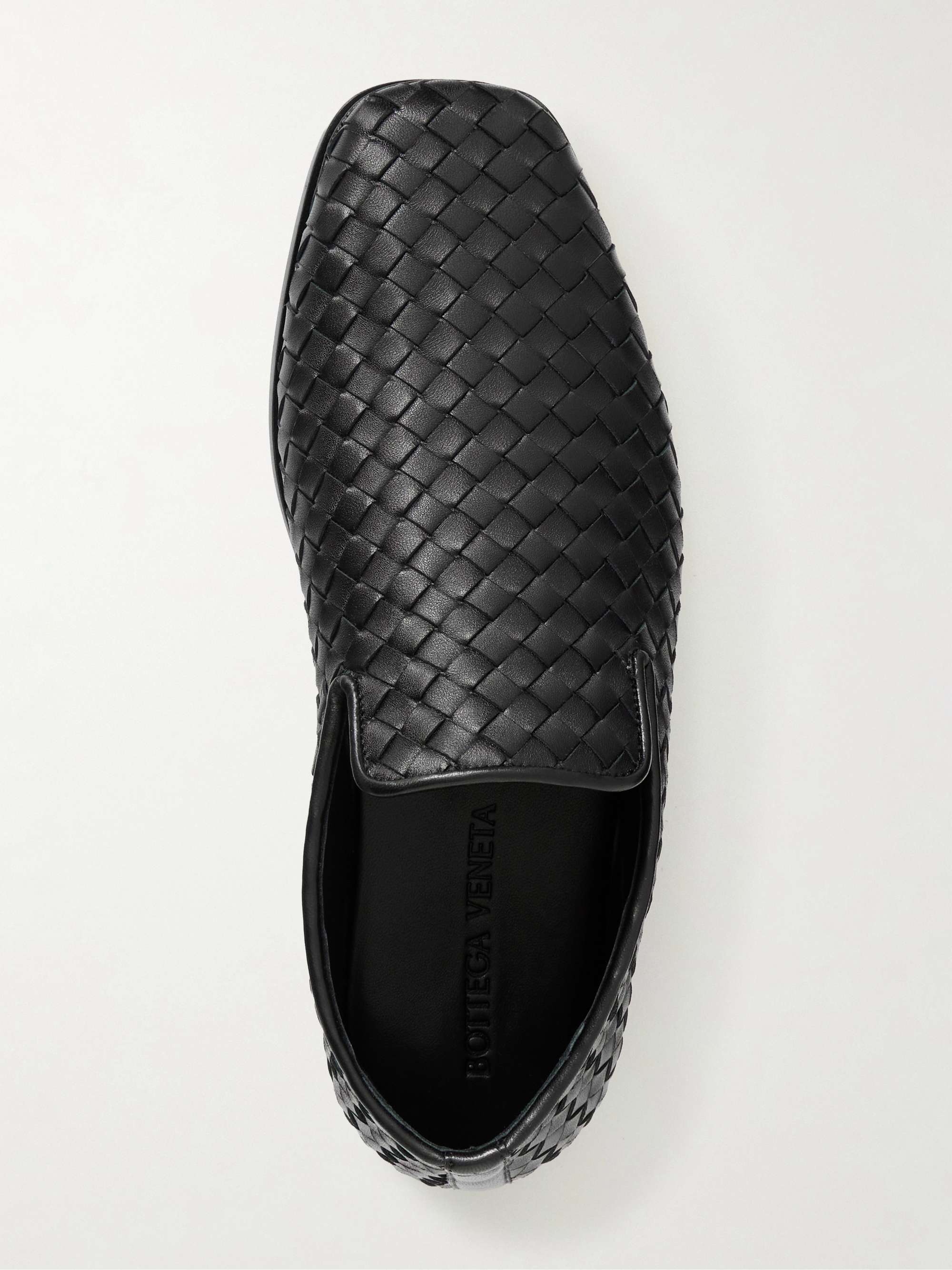 BOTTEGA VENETA Palazzo leather loafers | NET-A-PORTER