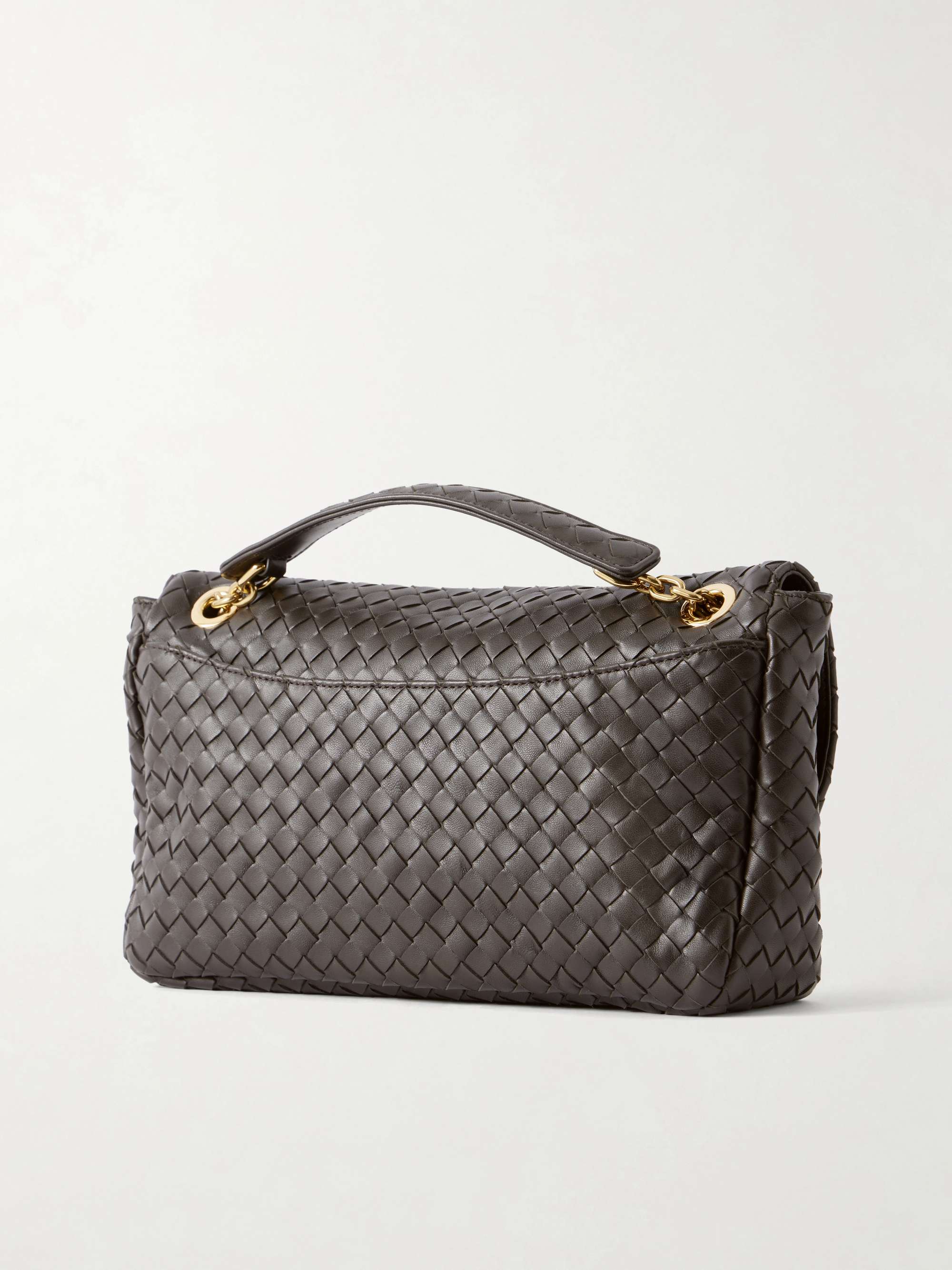BOTTEGA VENETA Madison Intrecciato leather shoulder bag | NET-A-PORTER