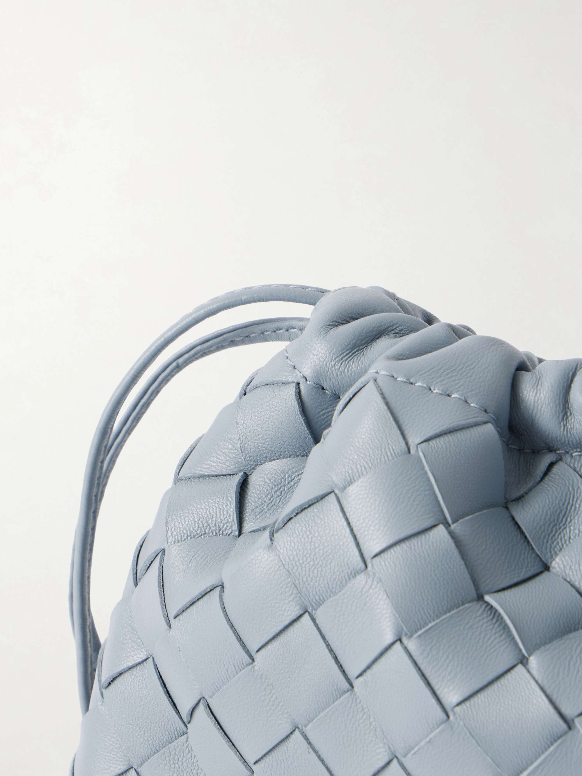 BOTTEGA VENETA Dustbag Intrecciato Mini leather pouch | NET-A-PORTER