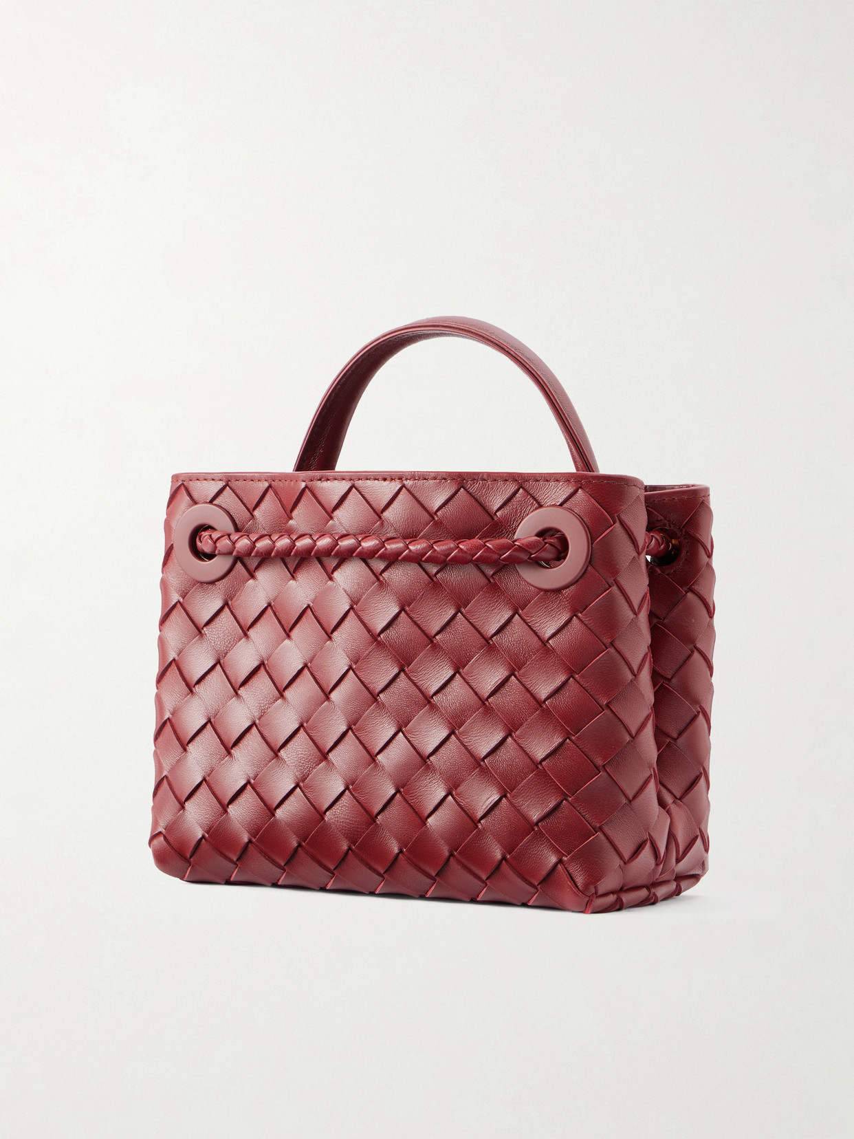 Mini Andiamo Intrecciato Leather Tote