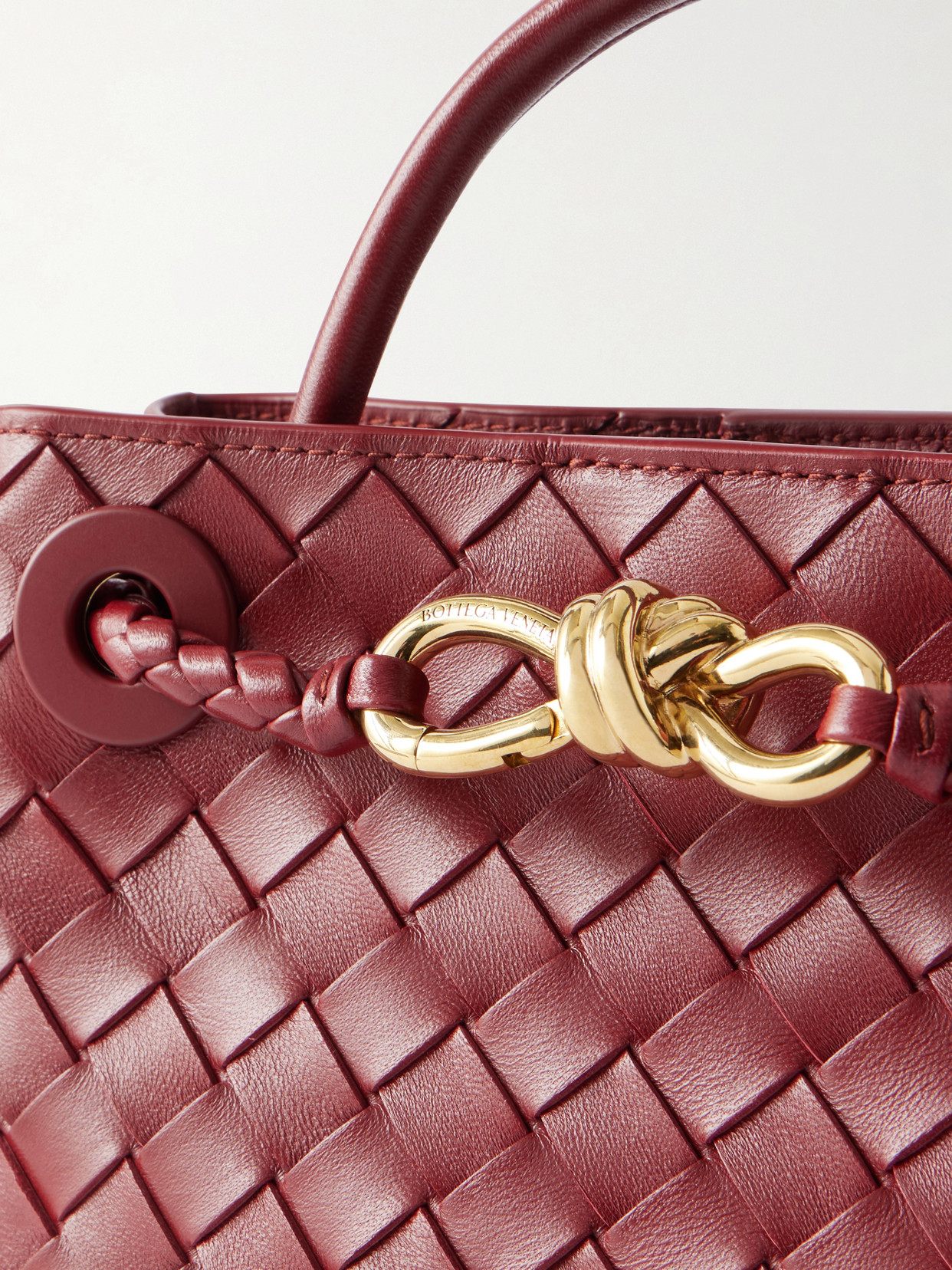 Mini Andiamo Intrecciato Leather Tote