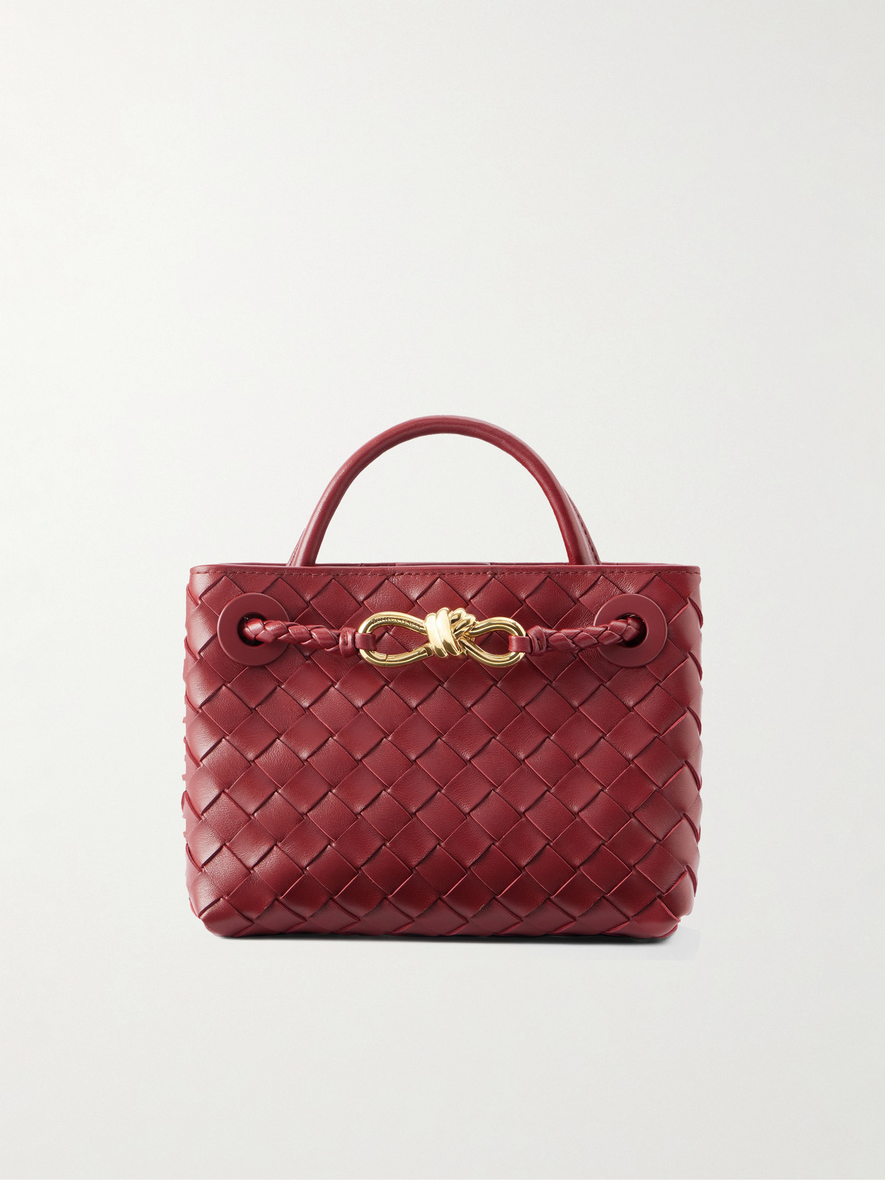 Mini Andiamo Intrecciato Leather Tote