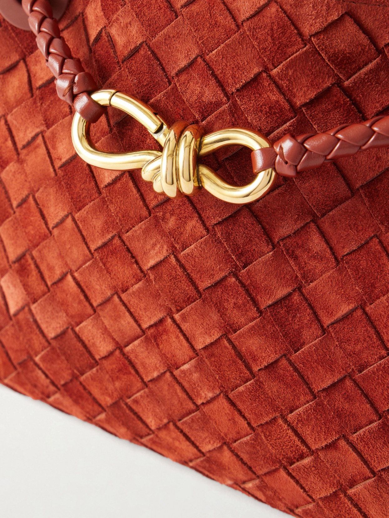 Andiamo Small Intrecciato Shoulder Bag