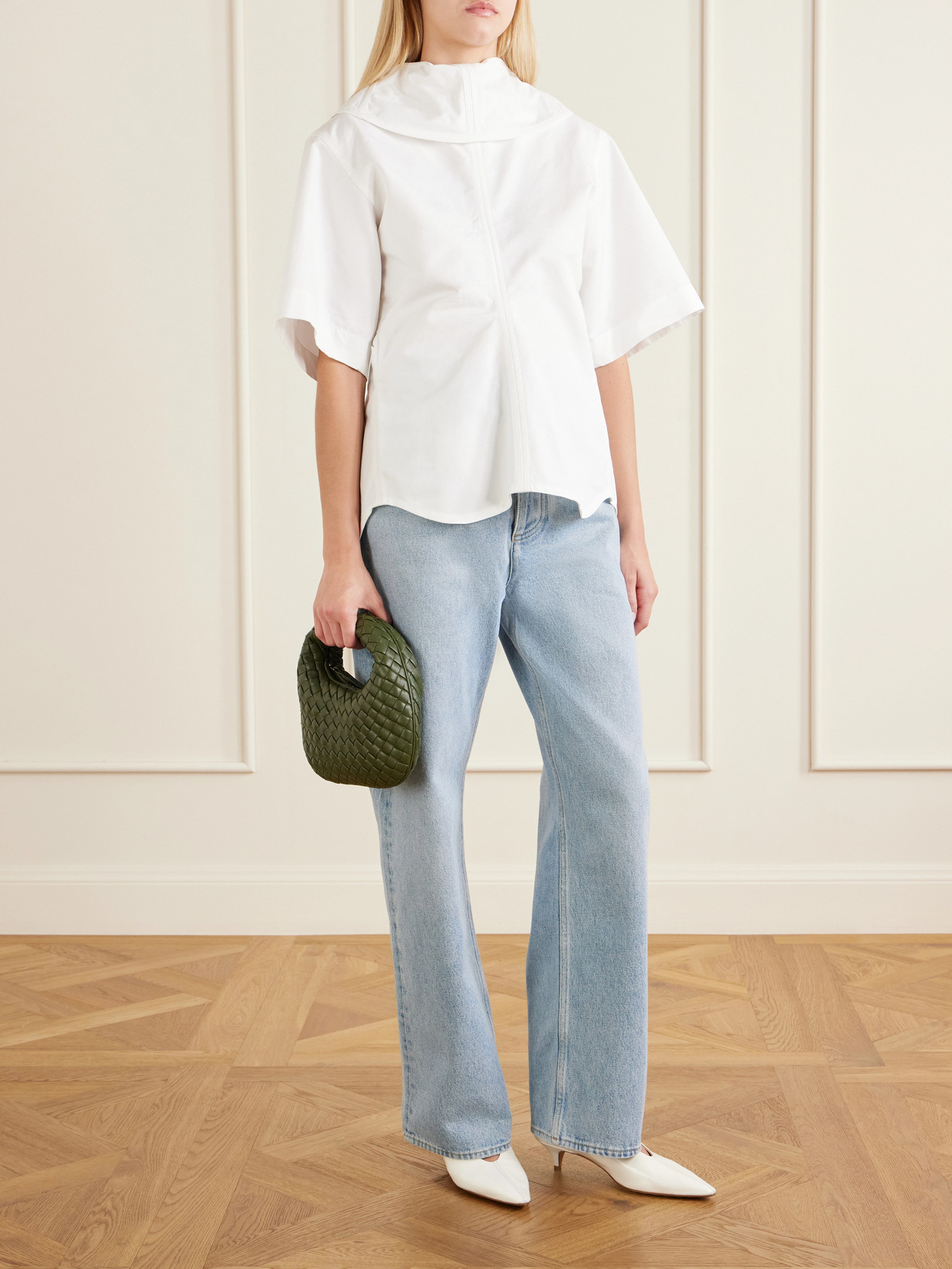 Baby Veneta Intrecciato Shoulder Bag