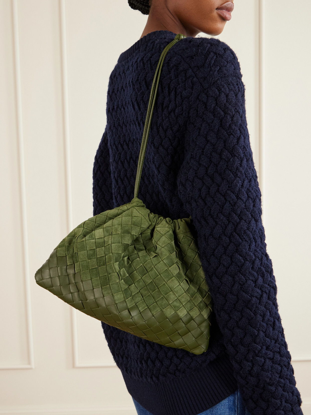 Dustbag Intrecciato Shoulder Bag