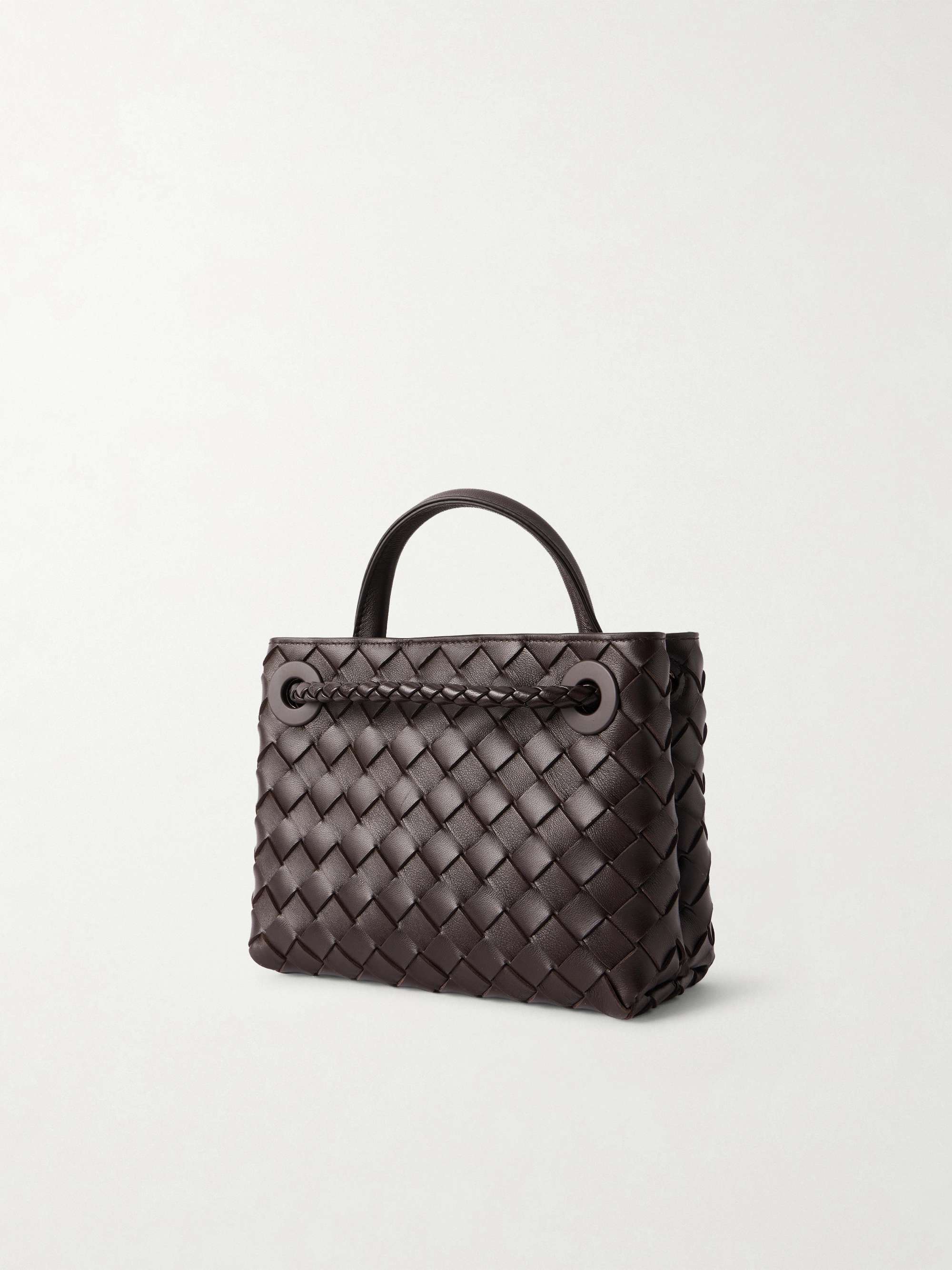 BOTTEGA VENETA Mini Andiamo Intrecciato leather tote | NET-A-PORTER