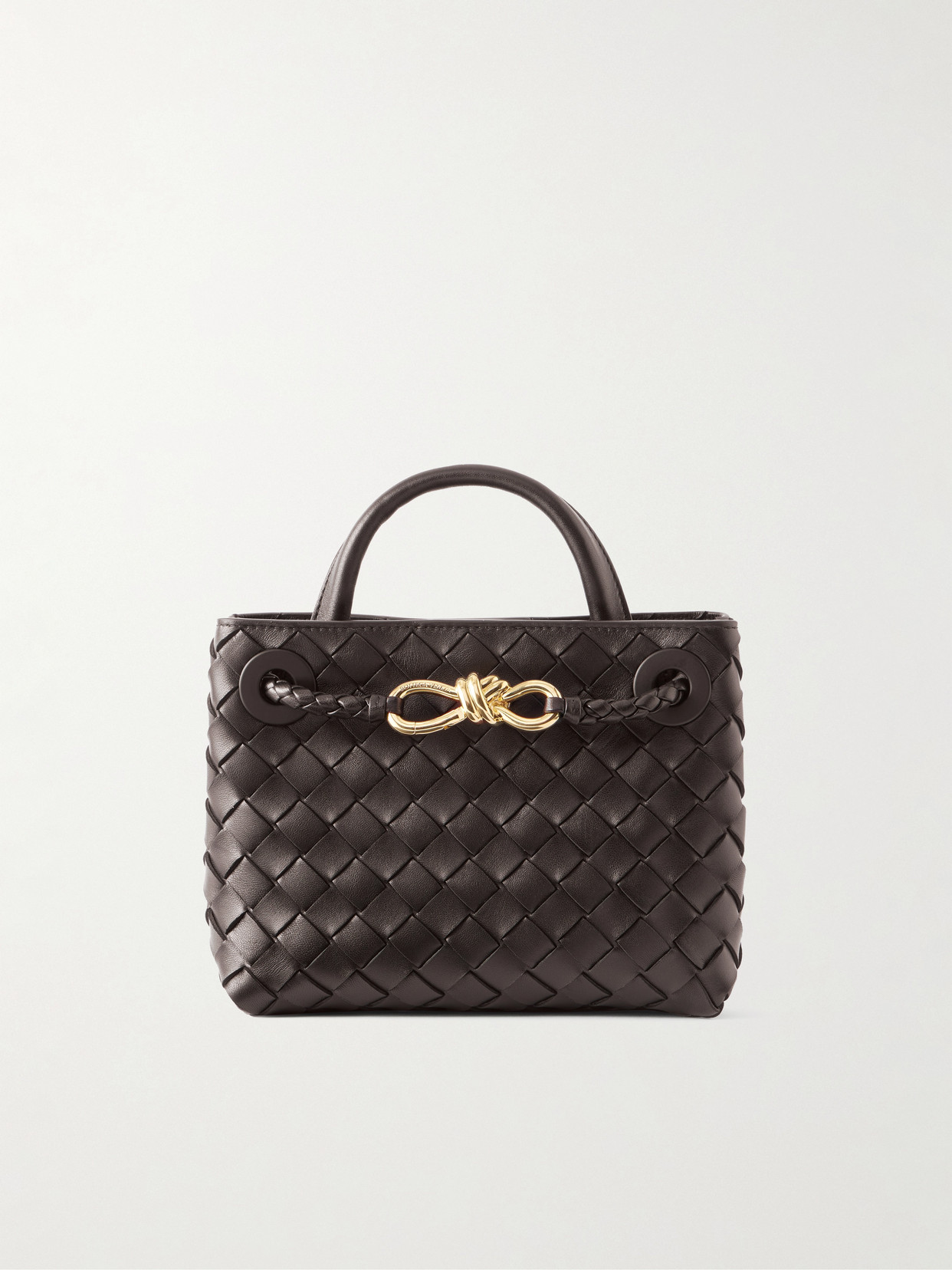 Mini Andiamo Intrecciato Leather Tote