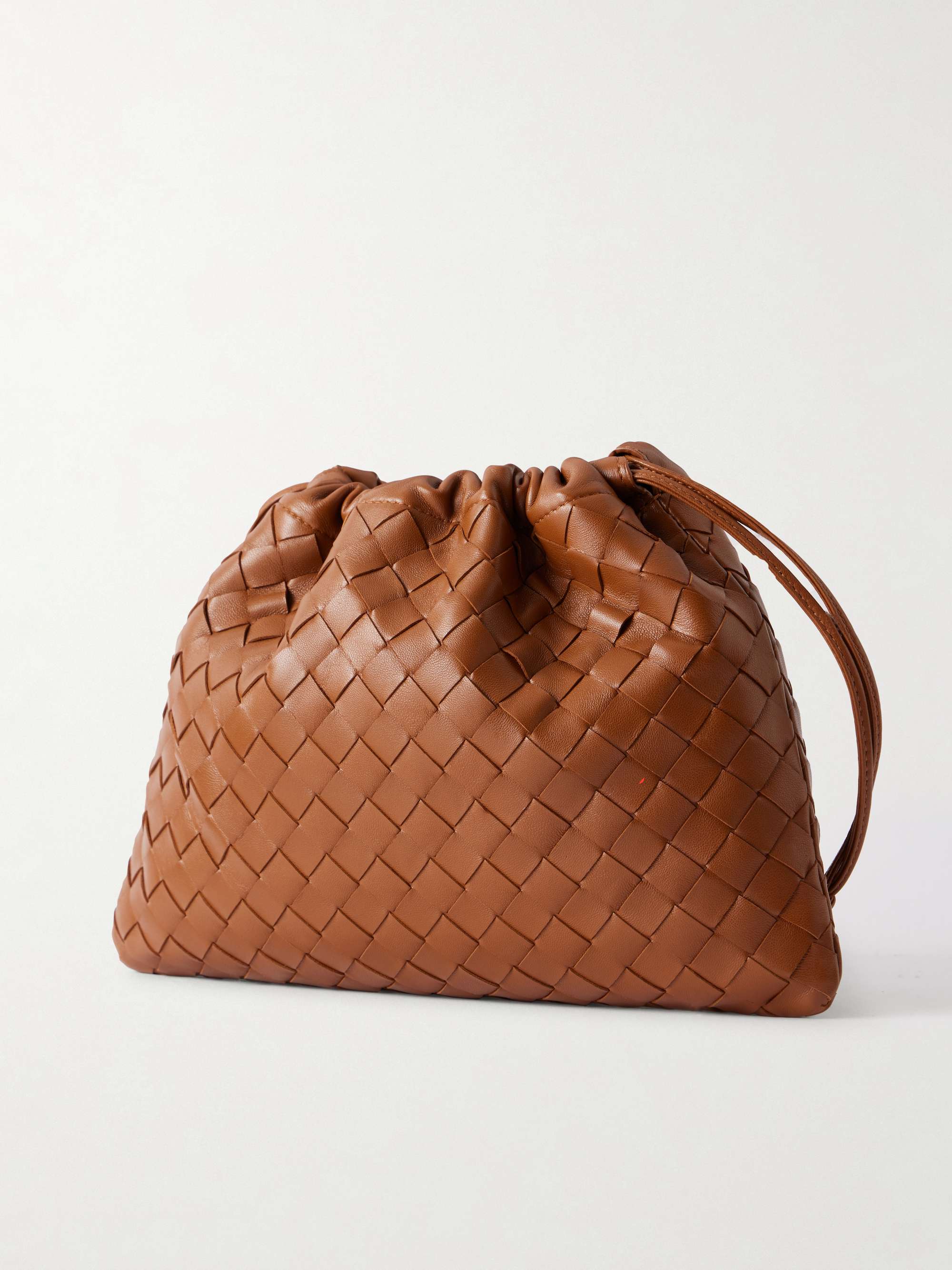 BOTTEGA VENETA Dustbag Intrecciato leather shoulder bag | NET-A-PORTER