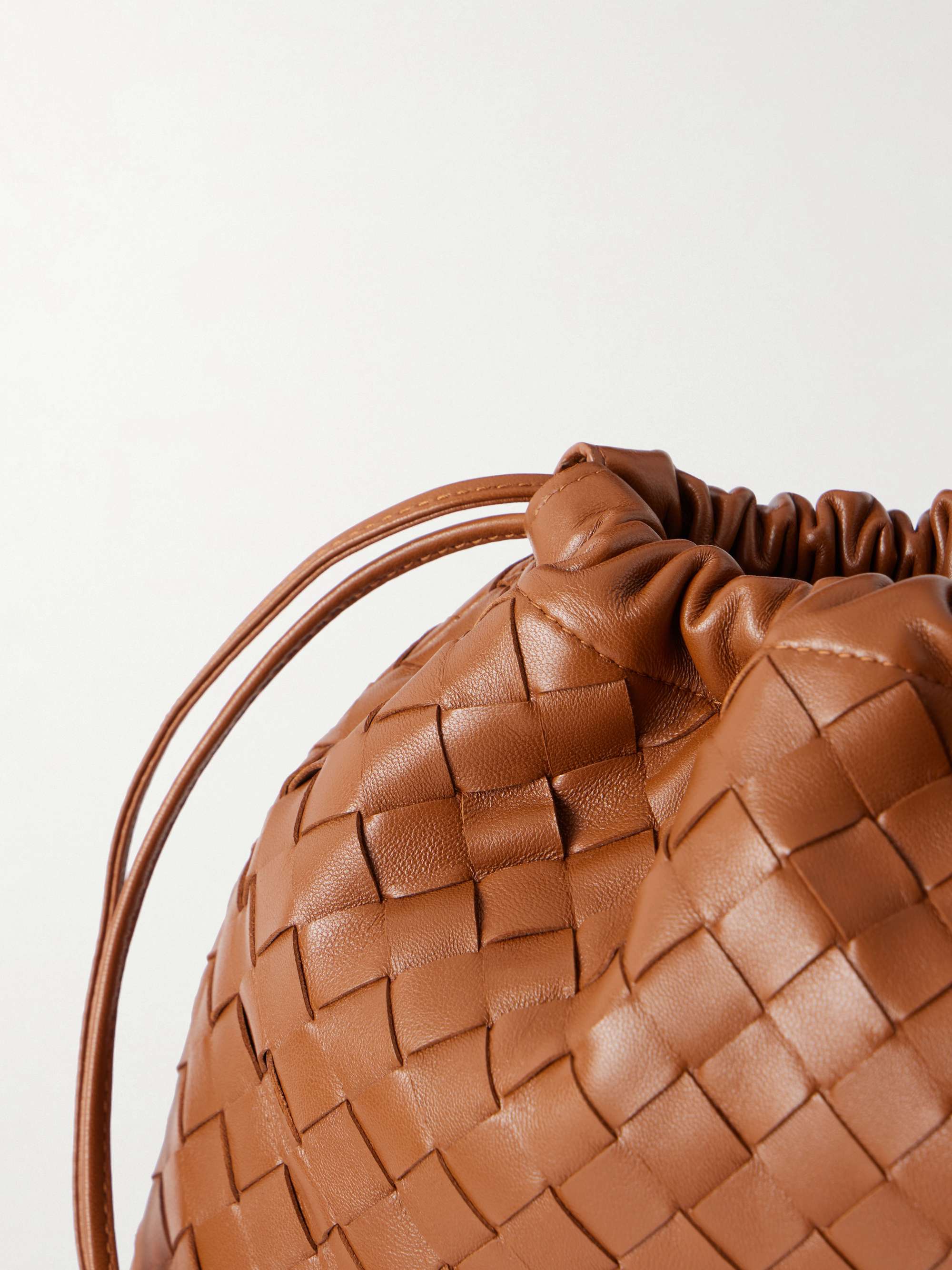 BOTTEGA VENETA Dustbag Intrecciato leather shoulder bag | NET-A-PORTER
