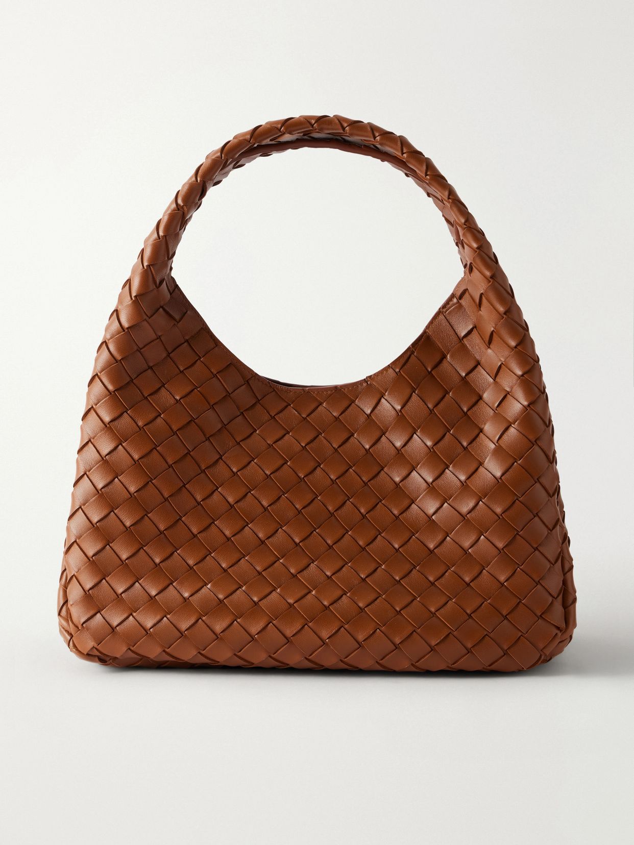 Campana large Intrecciato leather shoulder bag