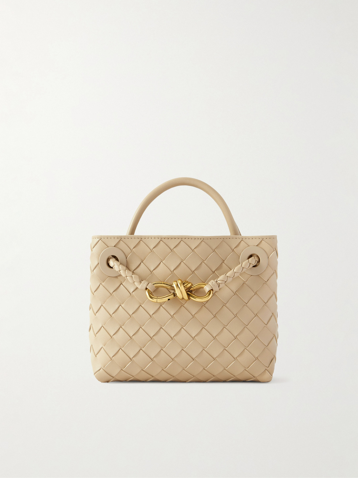 Mini Andiamo Intrecciato Leather Tote