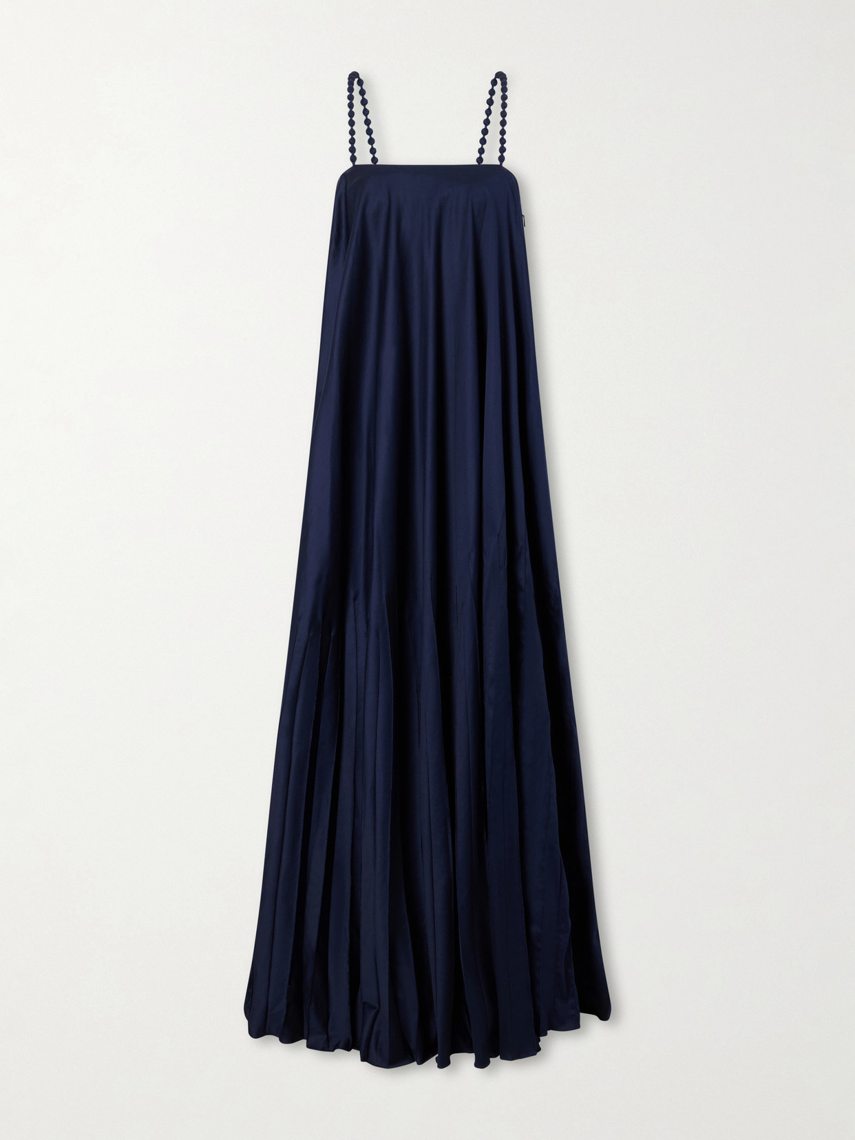 Andres Otalora Asali Contigo Cotton-poplin Maxi Dress In Blue