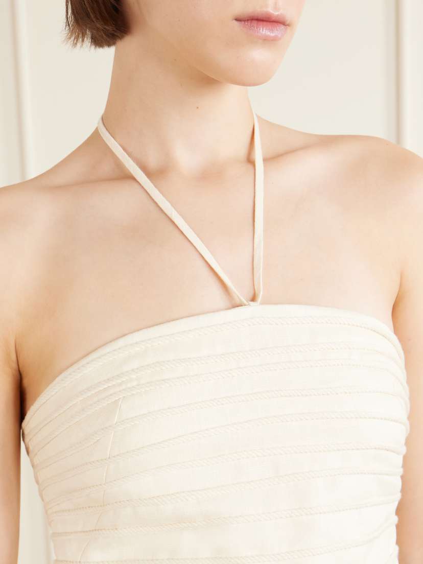 ANDRES OTALORA En Tu Luz Embroidered Linen Bustier Top | Thumbnail 4 ANDRES OTALORA En Tu Luz Embroidered Linen Bustier Top | Thumbnail 4