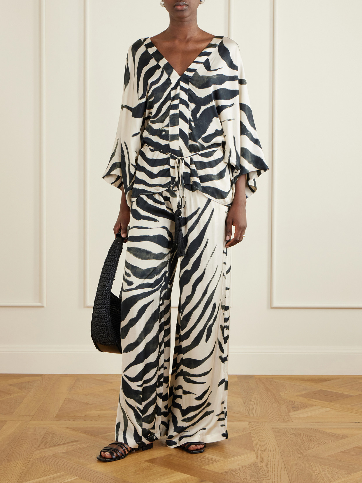 Desierto Vivo Printed Georgette Blouse