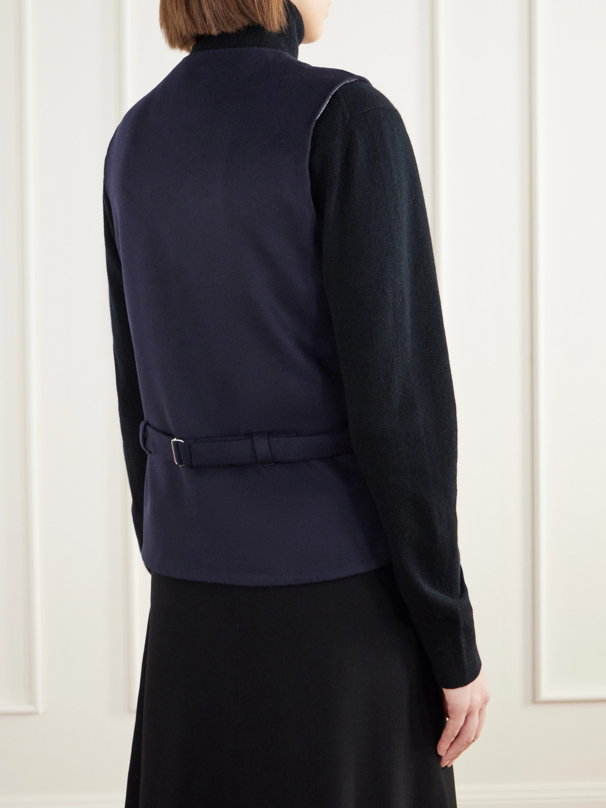 The Lucia Wool-Tweed Vest