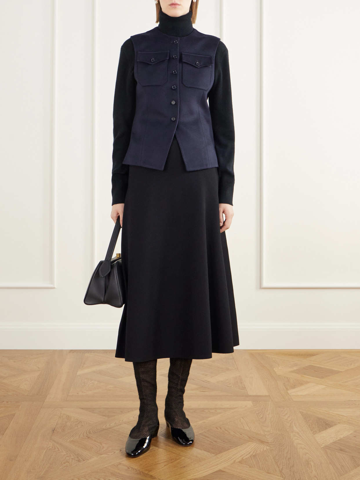 The Lucia Wool-Tweed Vest