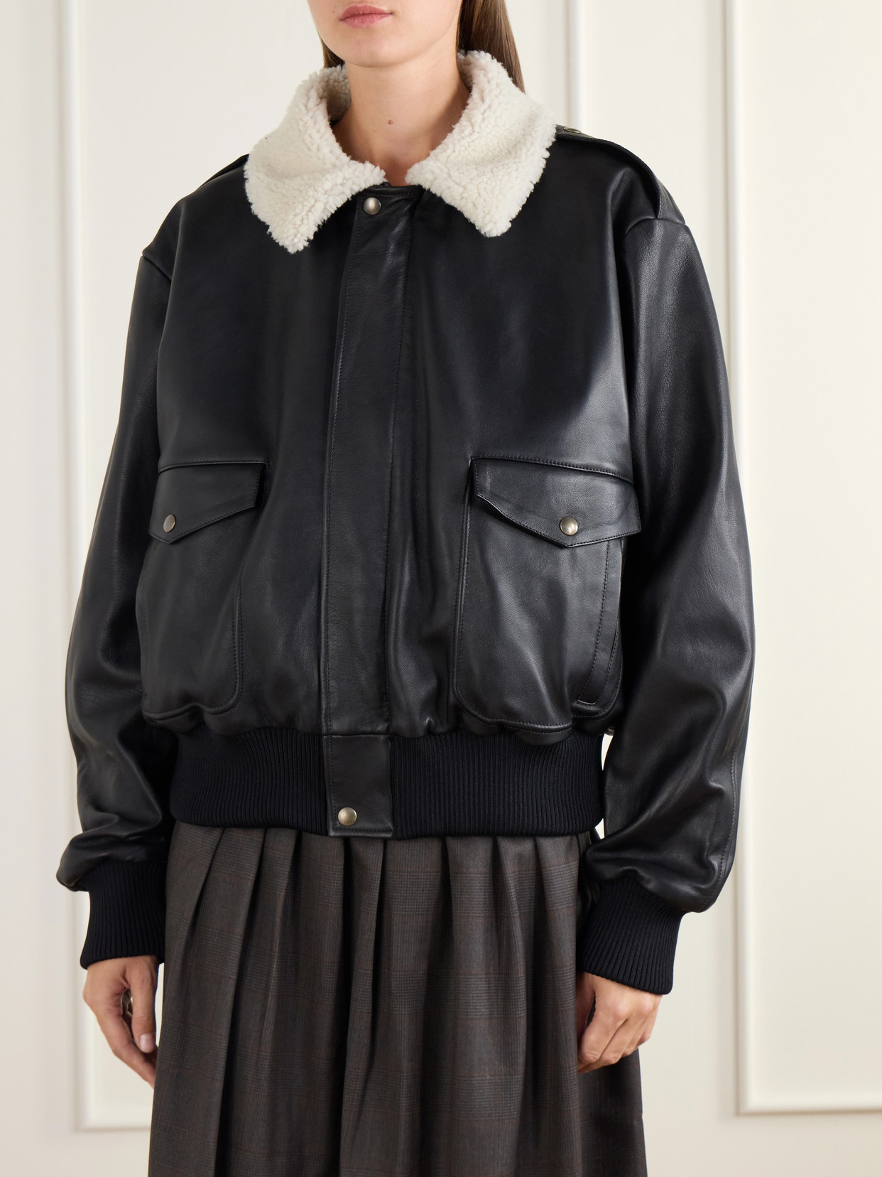 The Tom Shearling-Trimmed Jacket