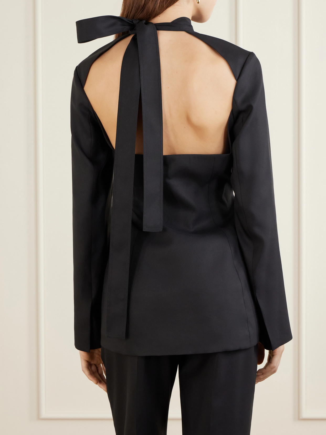 Yasmin Silk-Twill Blouse