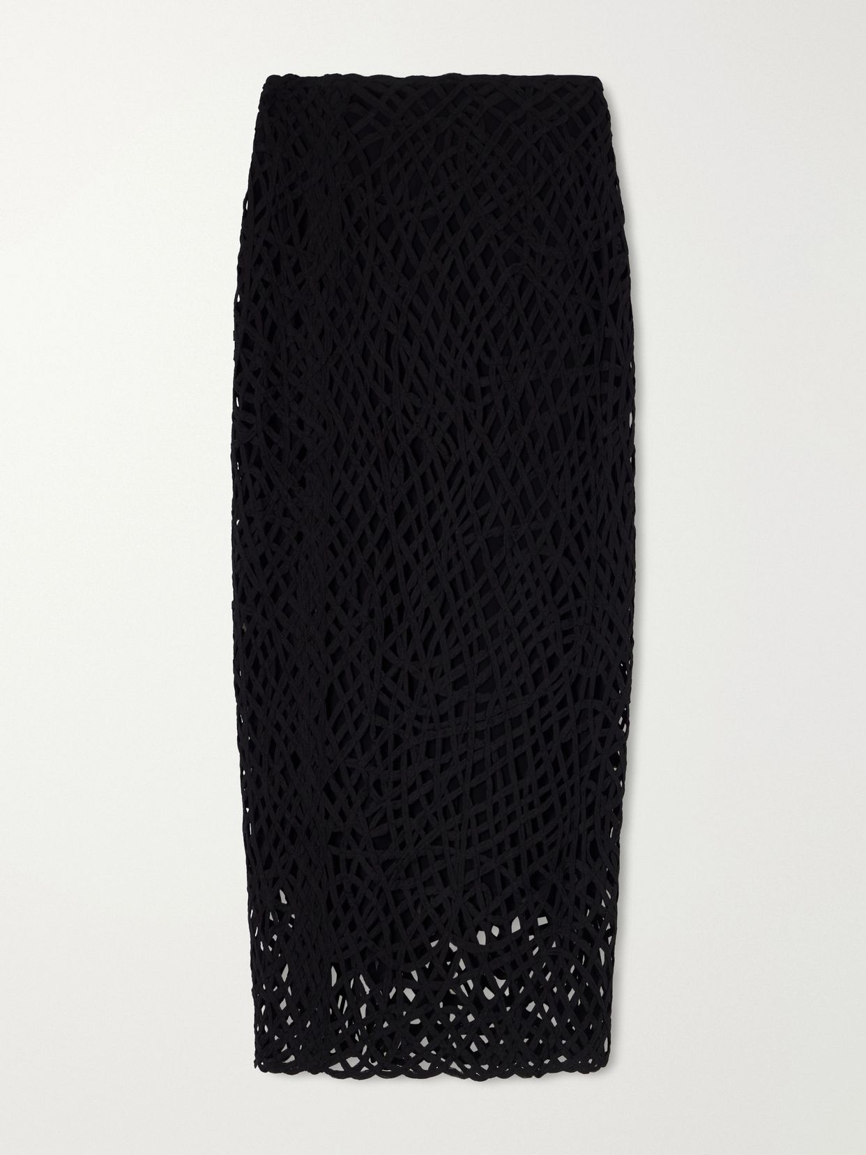 marseille crocheted midi skirt