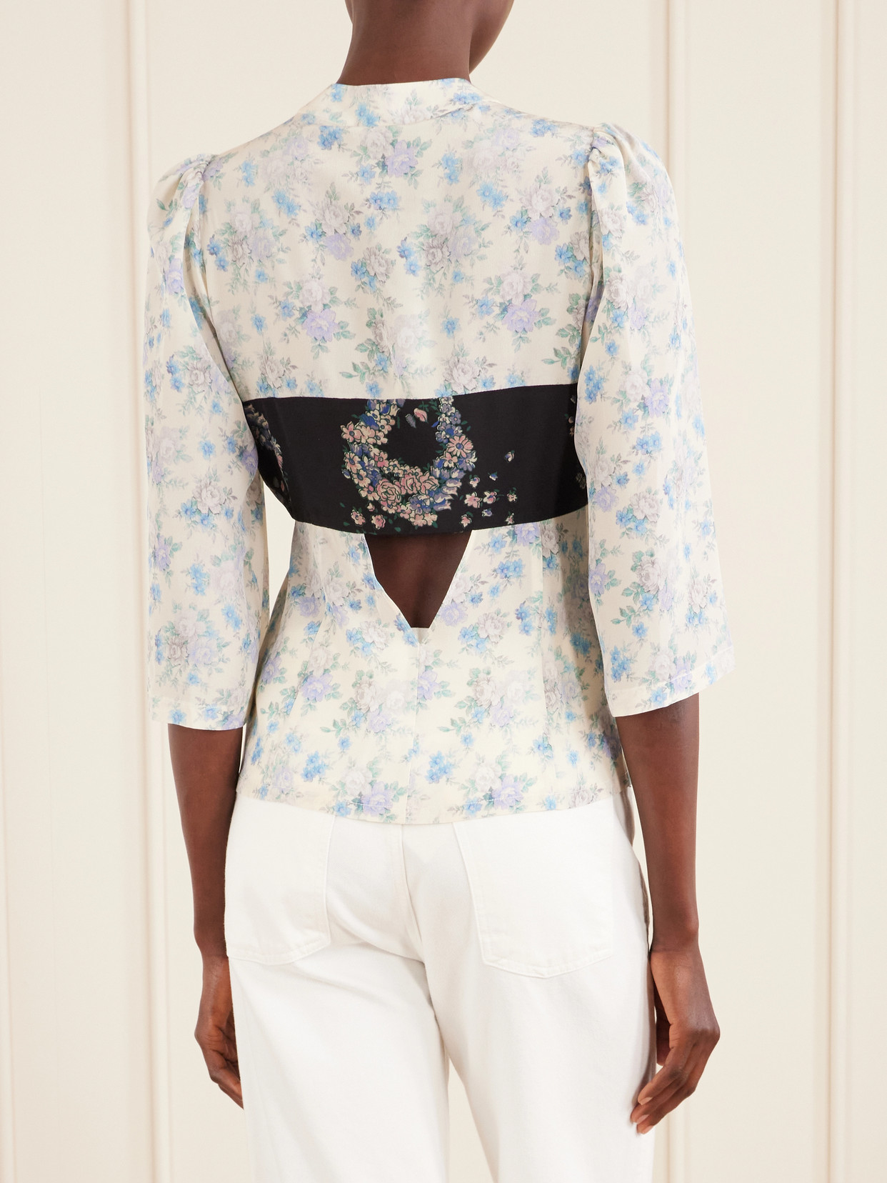 Kazu Floral-Print Top