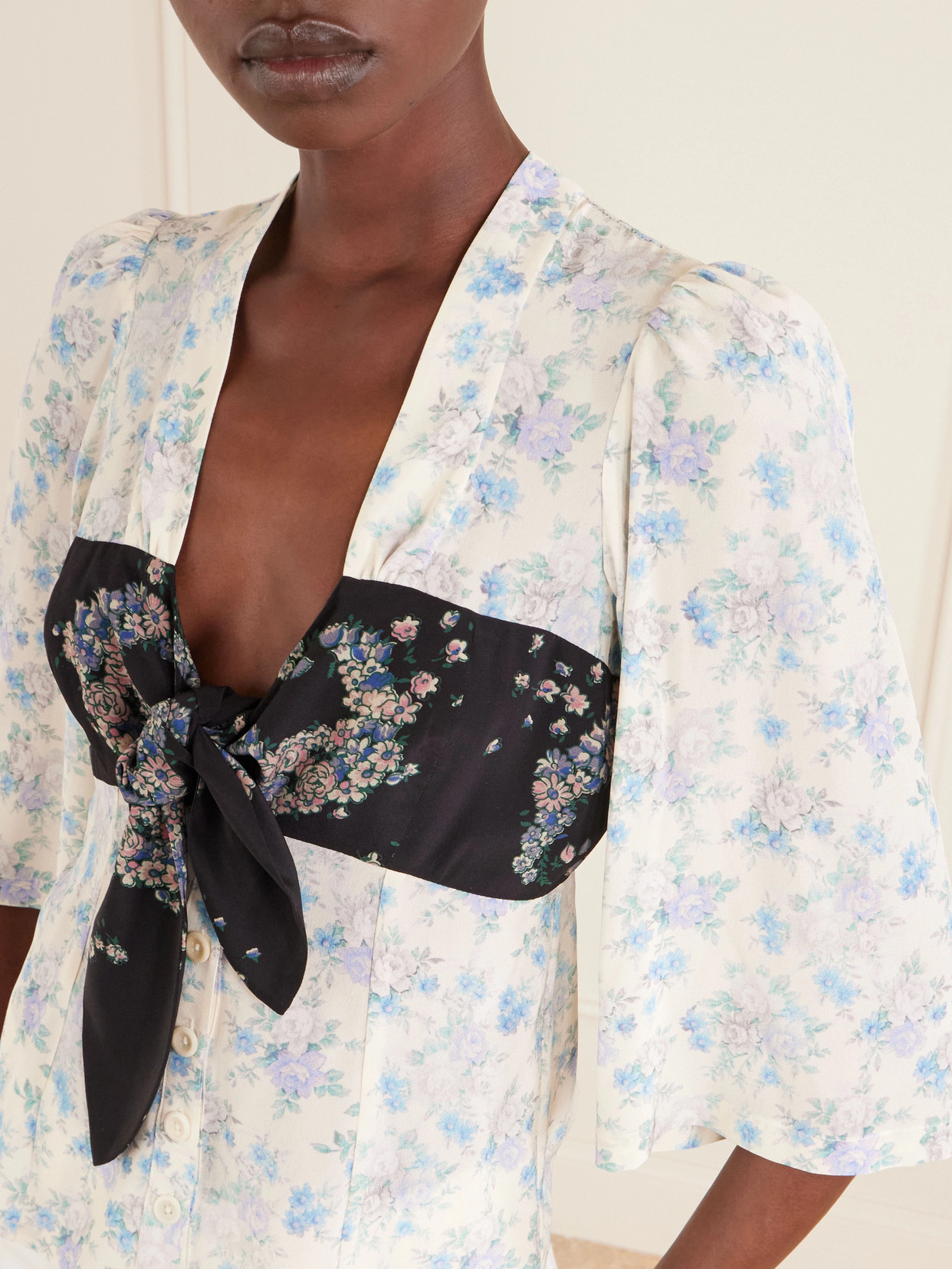 Kazu Floral-Print Top