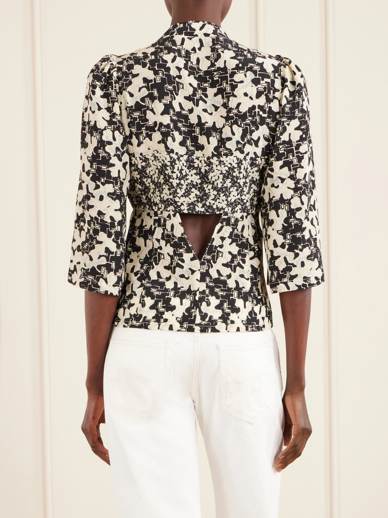 Kazu Floral-Print Top