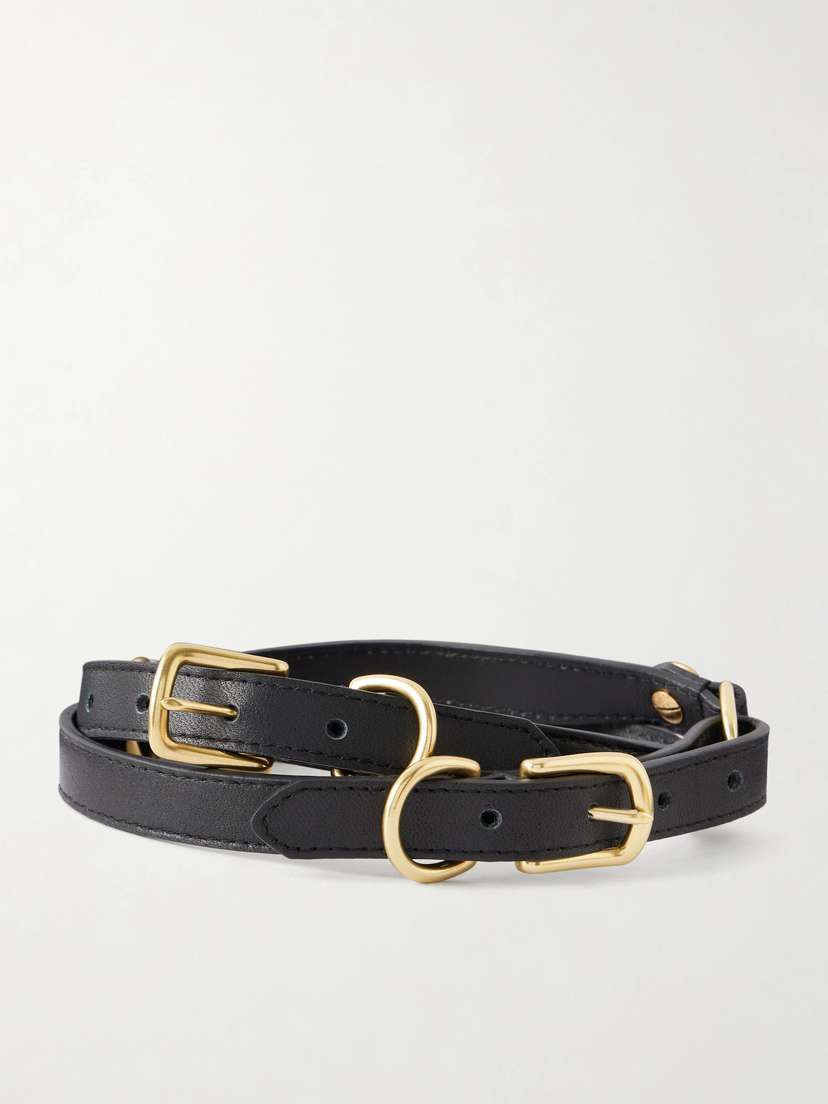 MAISON MAYLE Corsita Embellished Leather Belt