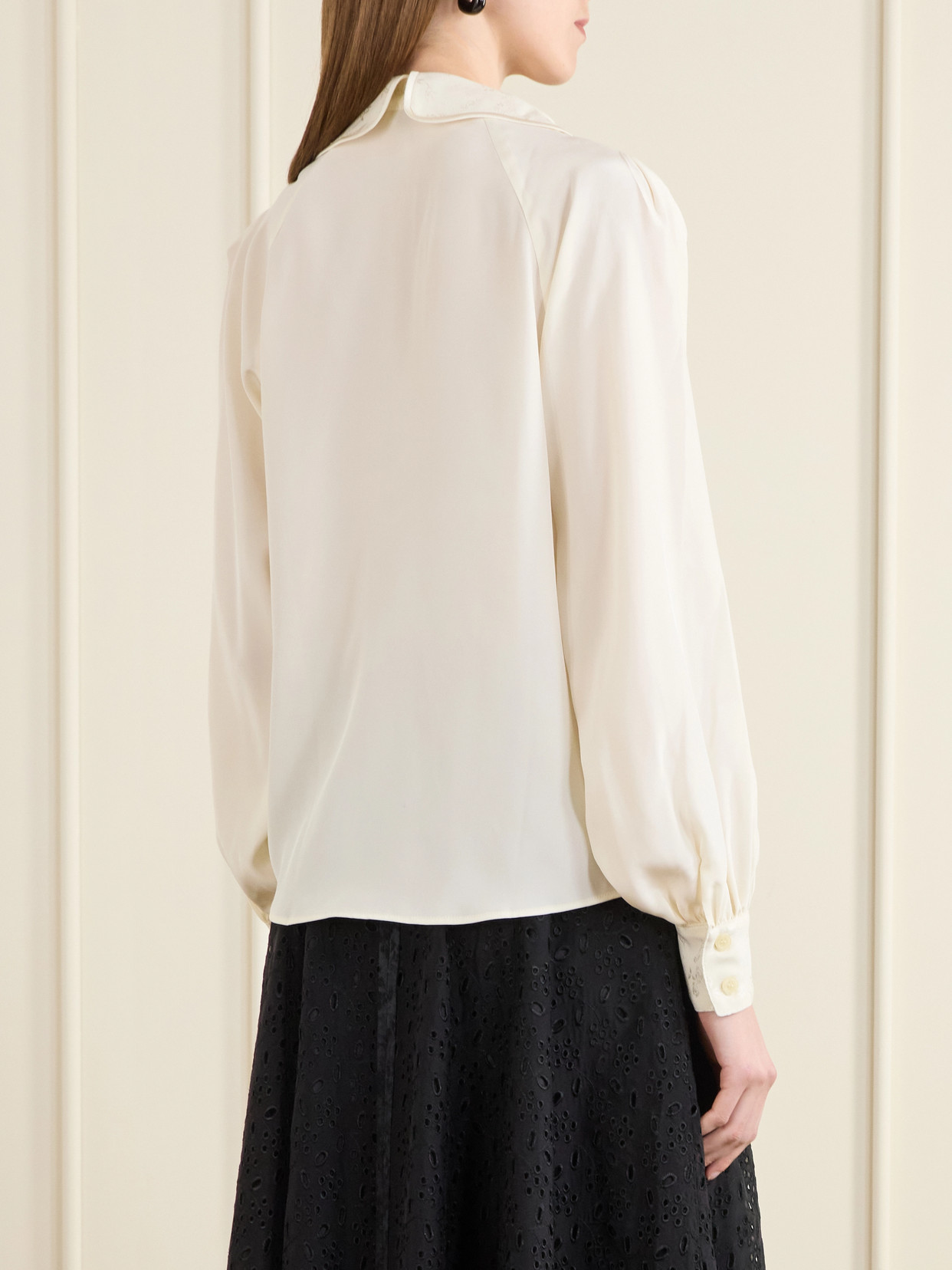 Lula Lace-Trimmed Blouse