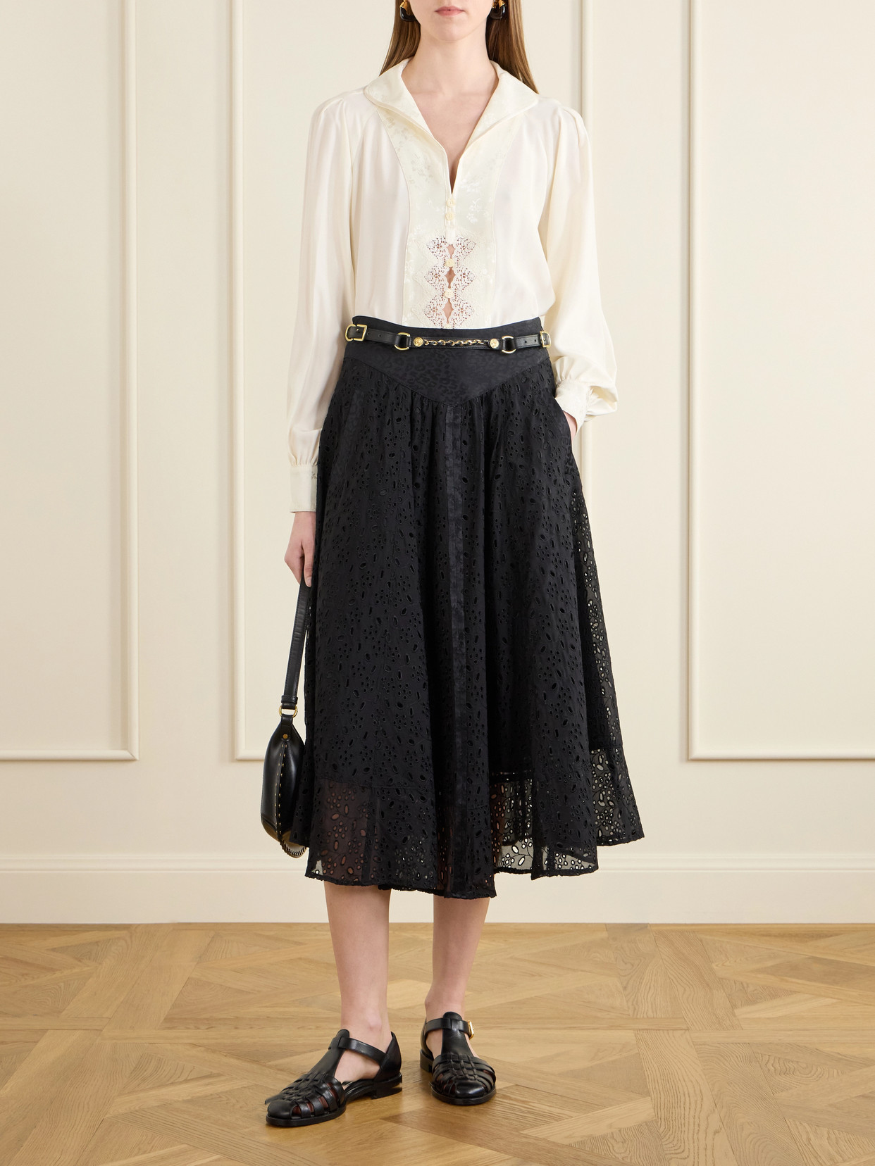 Lula Lace-Trimmed Blouse