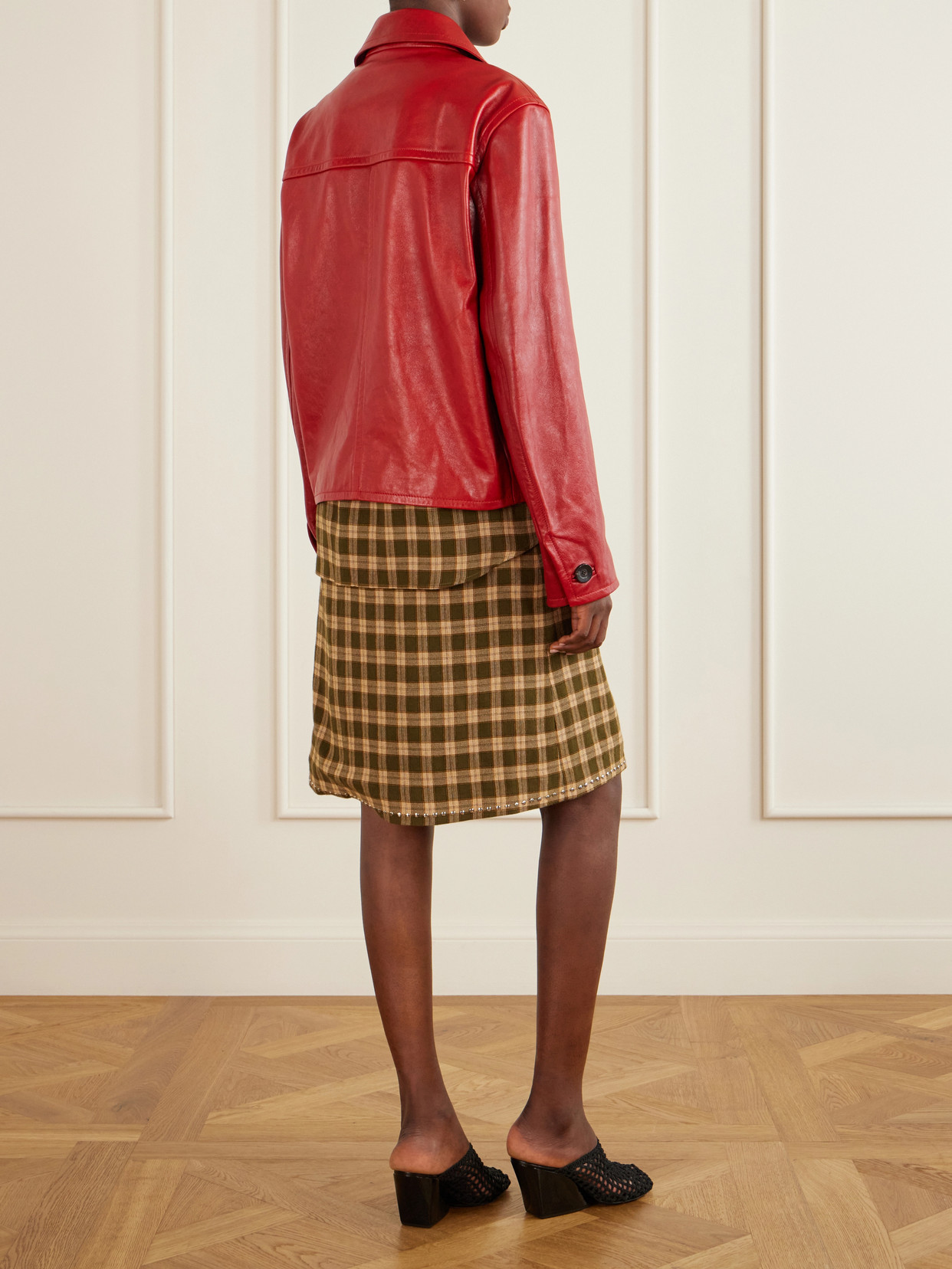 Kamala Leather Biker Jacket