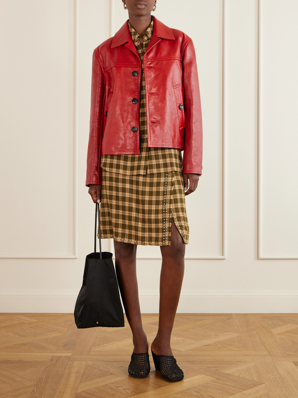 Kamala Leather Biker Jacket