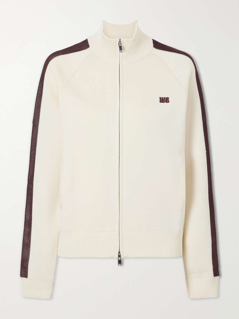 Wales Bonner Tide Logo-embroidered Knitted Jacket