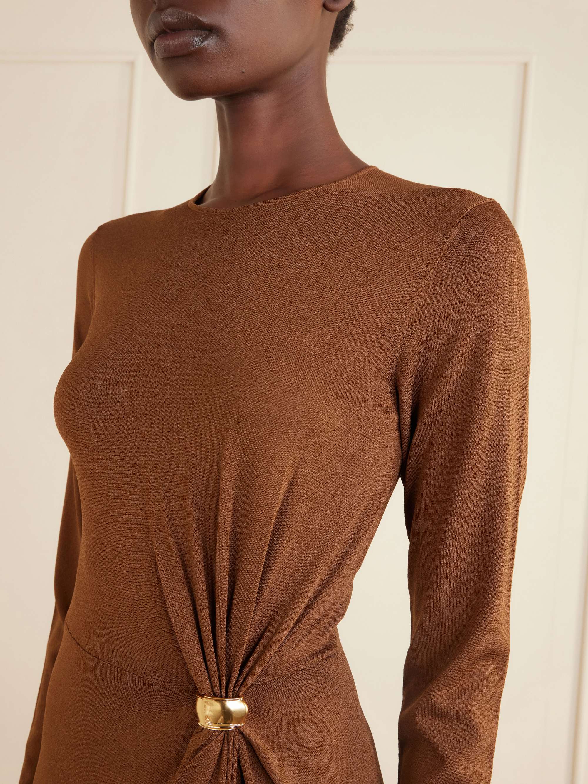 ALTUZARRA Tingley embellished knitted maxi dress | NET-A-PORTER
