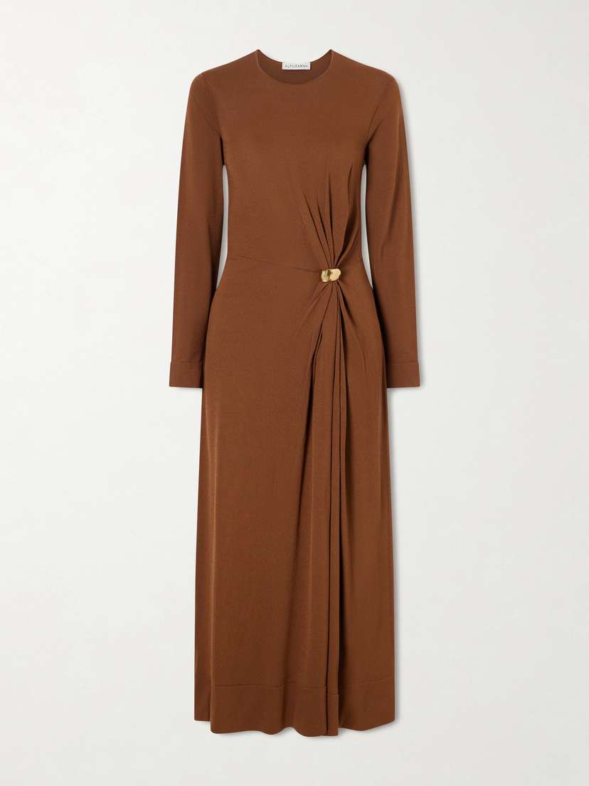 Altuzarra Tingley Embellished Knitted Maxi Dress
