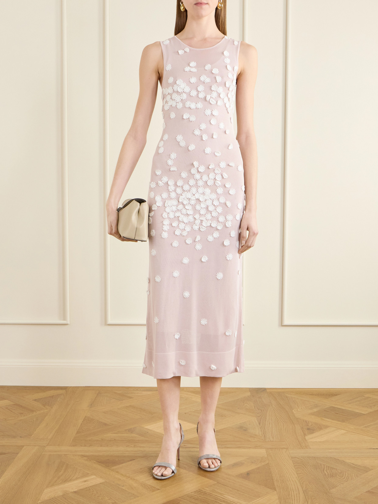 Nelly Embellished Jersey Maxi Dress