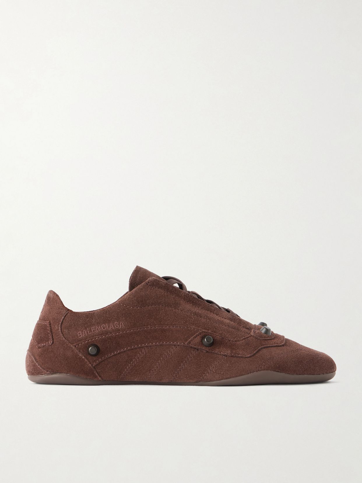 City studded suede sneakers