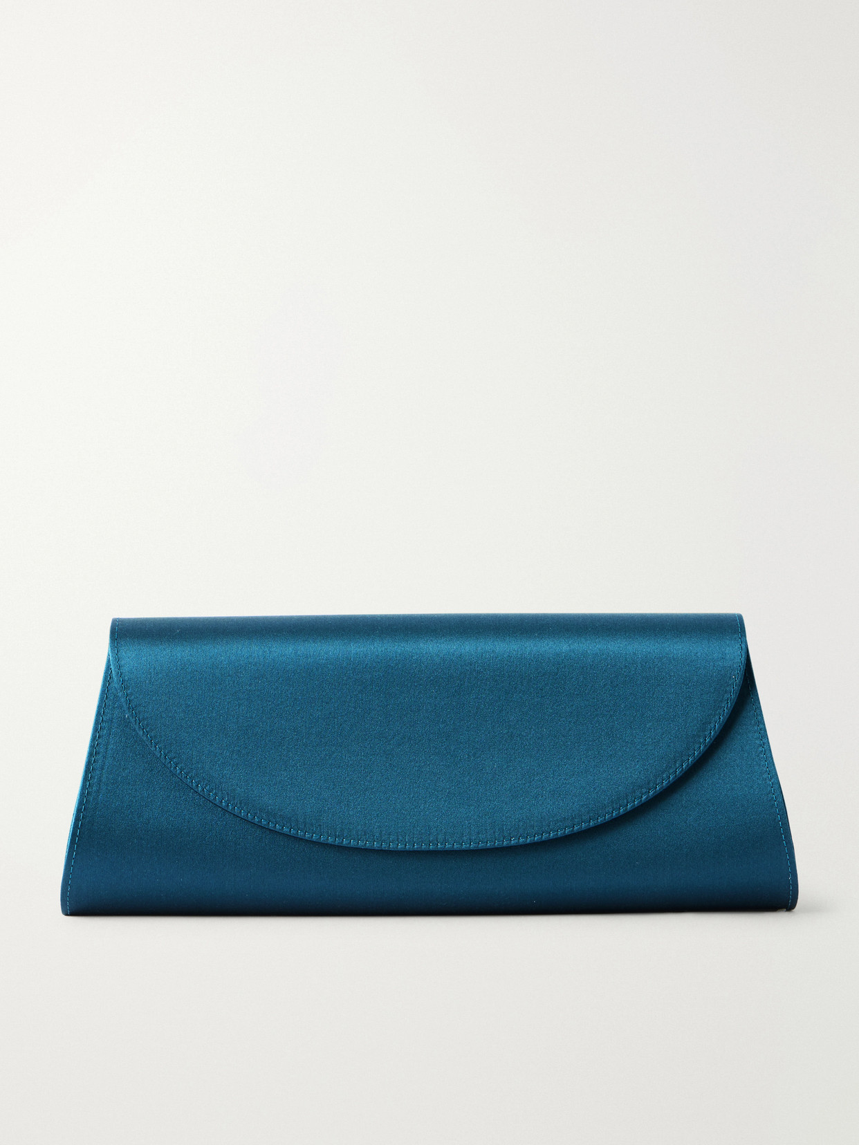 Hunting Season Opera Satin Clutch In Blue
