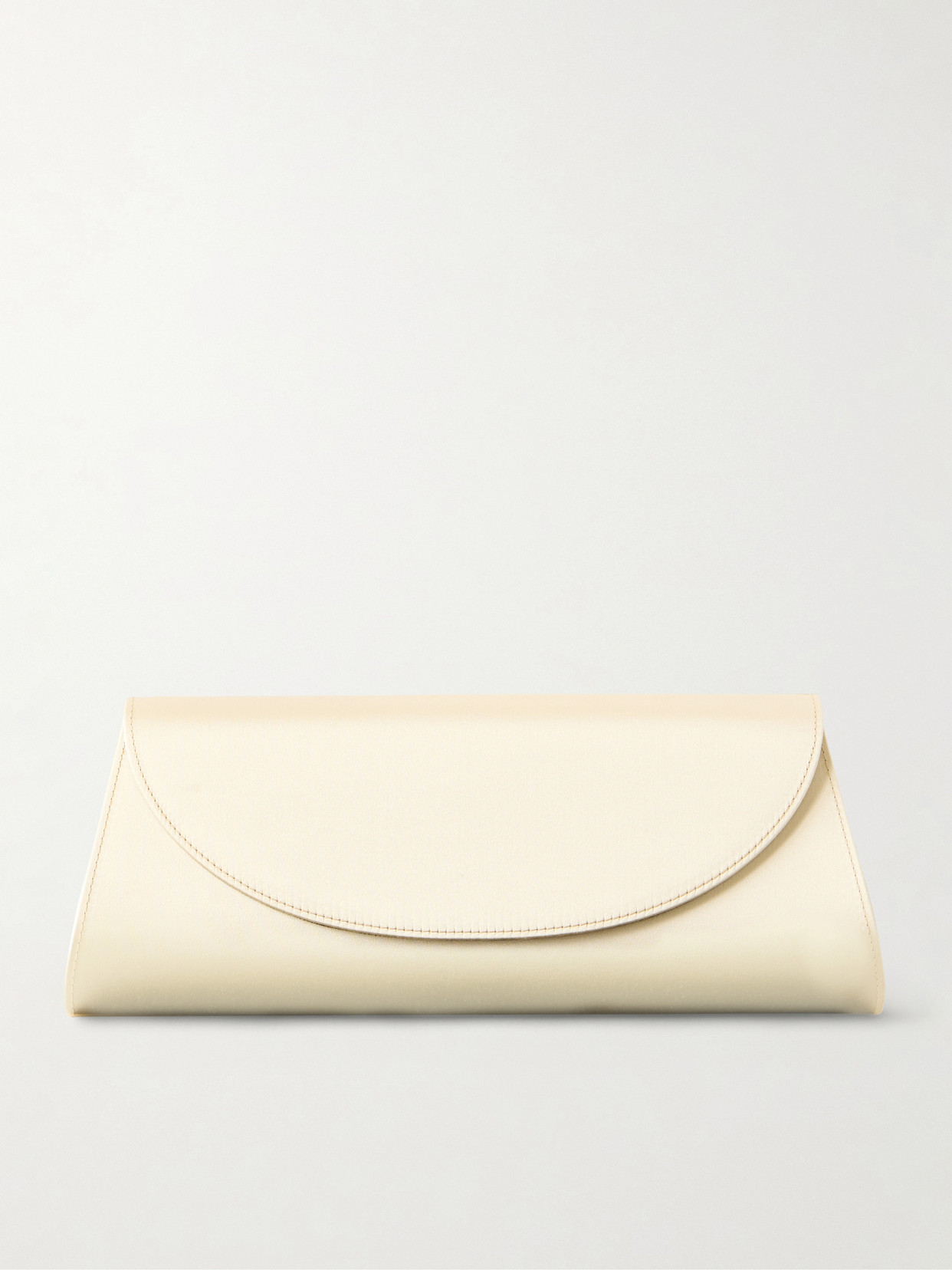 Hunting Season Opera Satin Clutch In Neutral